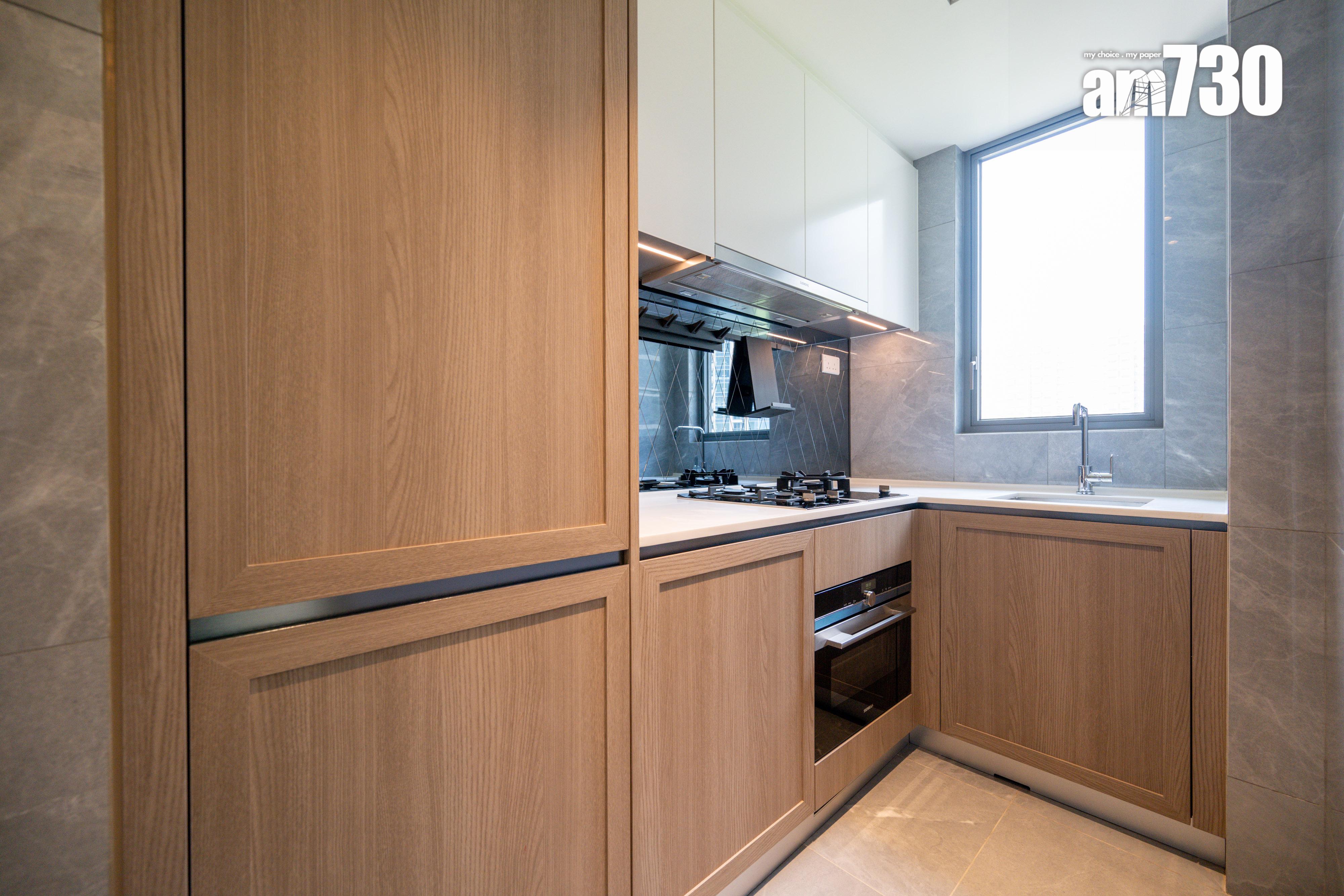 KOKO ROSSO和KOKO MARE兩房現樓示範單位有得睇 梗廚設計適合家庭客(多圖有片)|藍田新盤