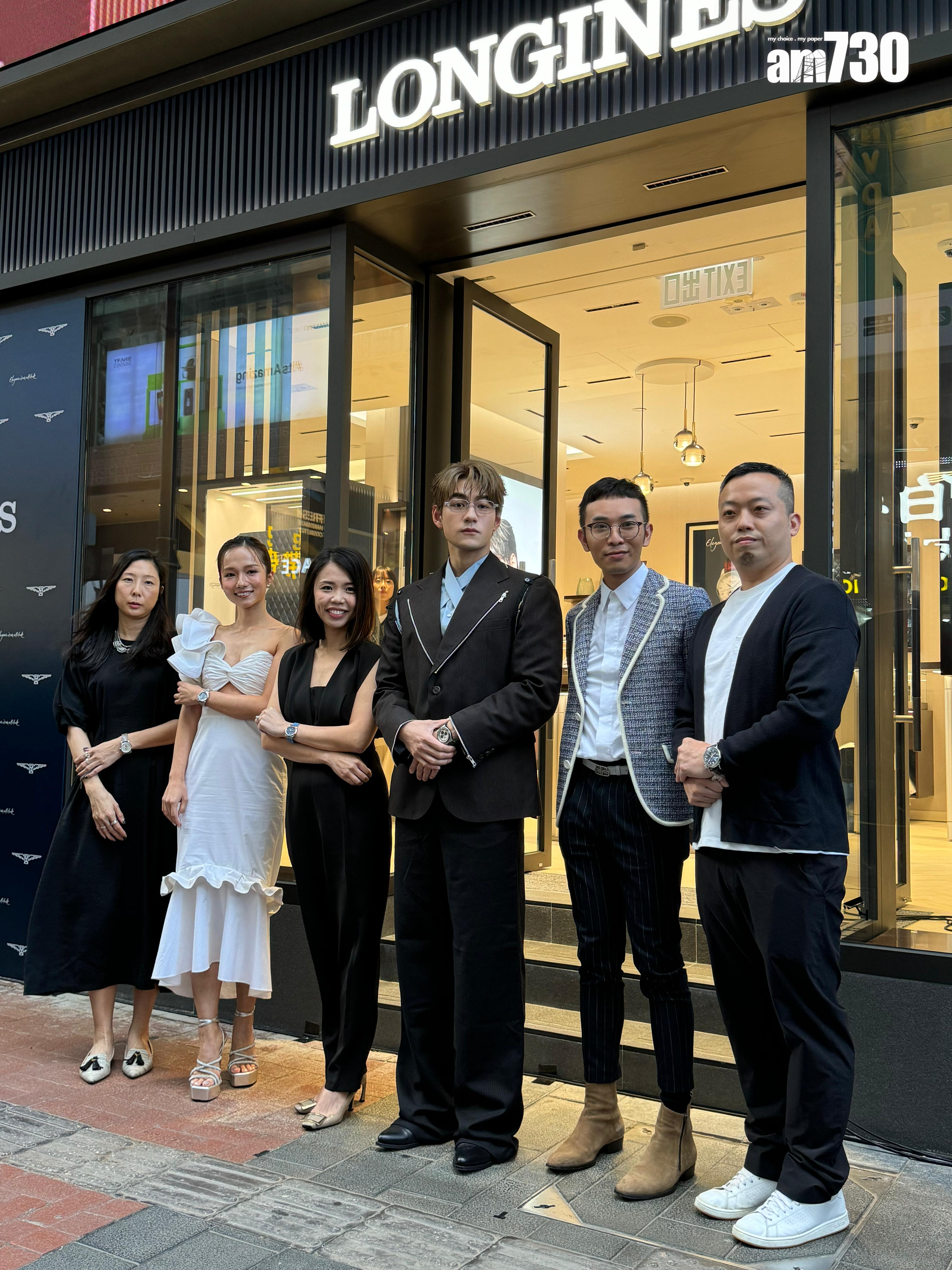 魏浚笙為品牌新店擔任剪綵嘉賓。 (娛樂組攝)