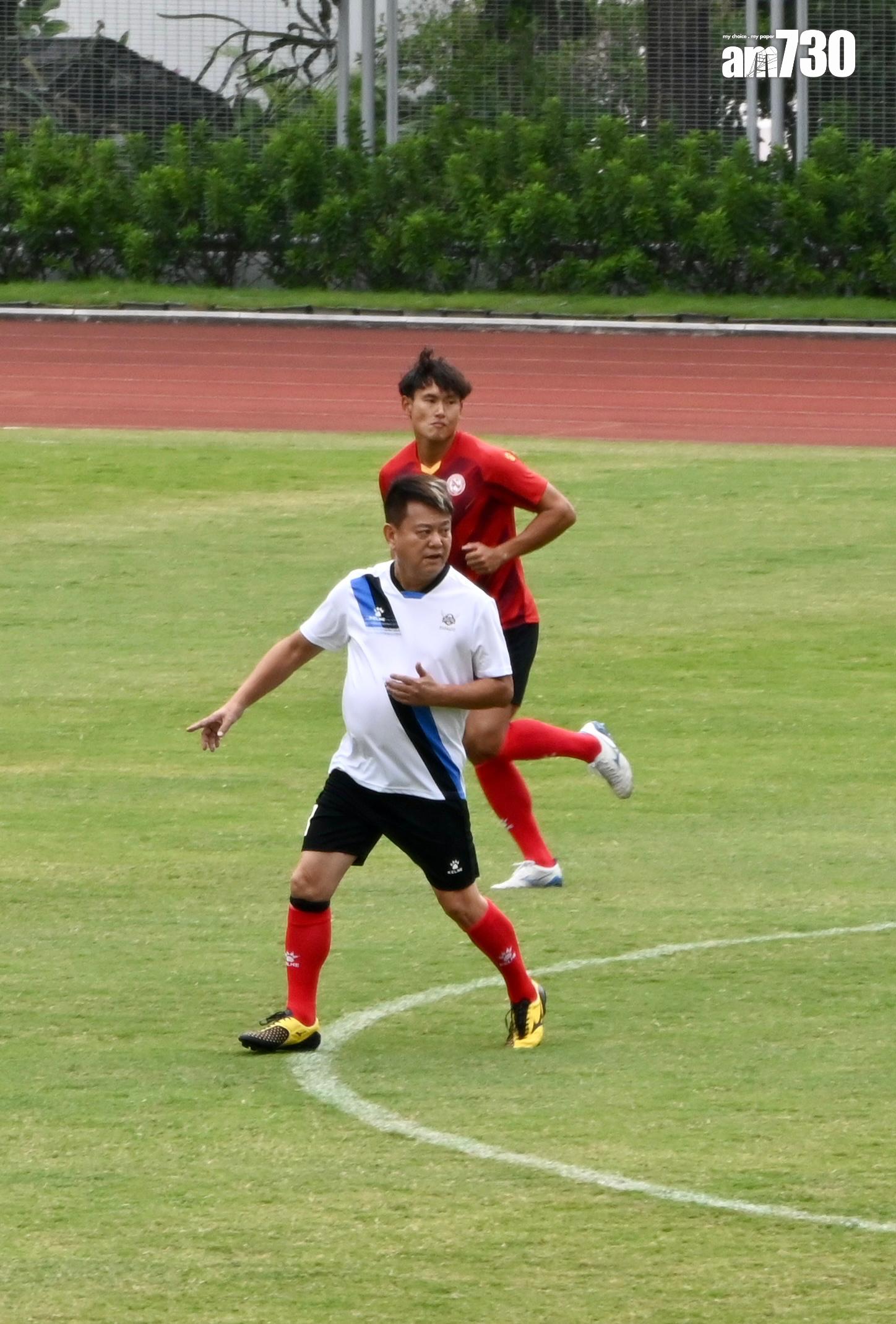 林文龍做隊長大展球技 陳百祥挺巨腩行住踢都有fans | am730