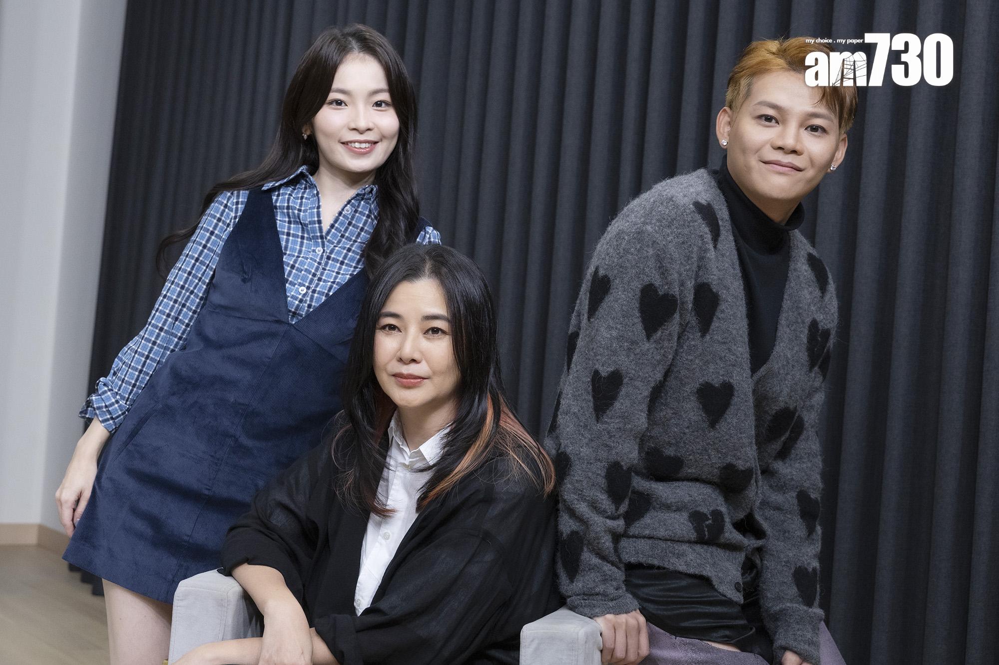 保錡笑言跟蒙嘉慧和陳海寧兩位年輕女生合作,擦出不少火花。(蘇文傑攝)