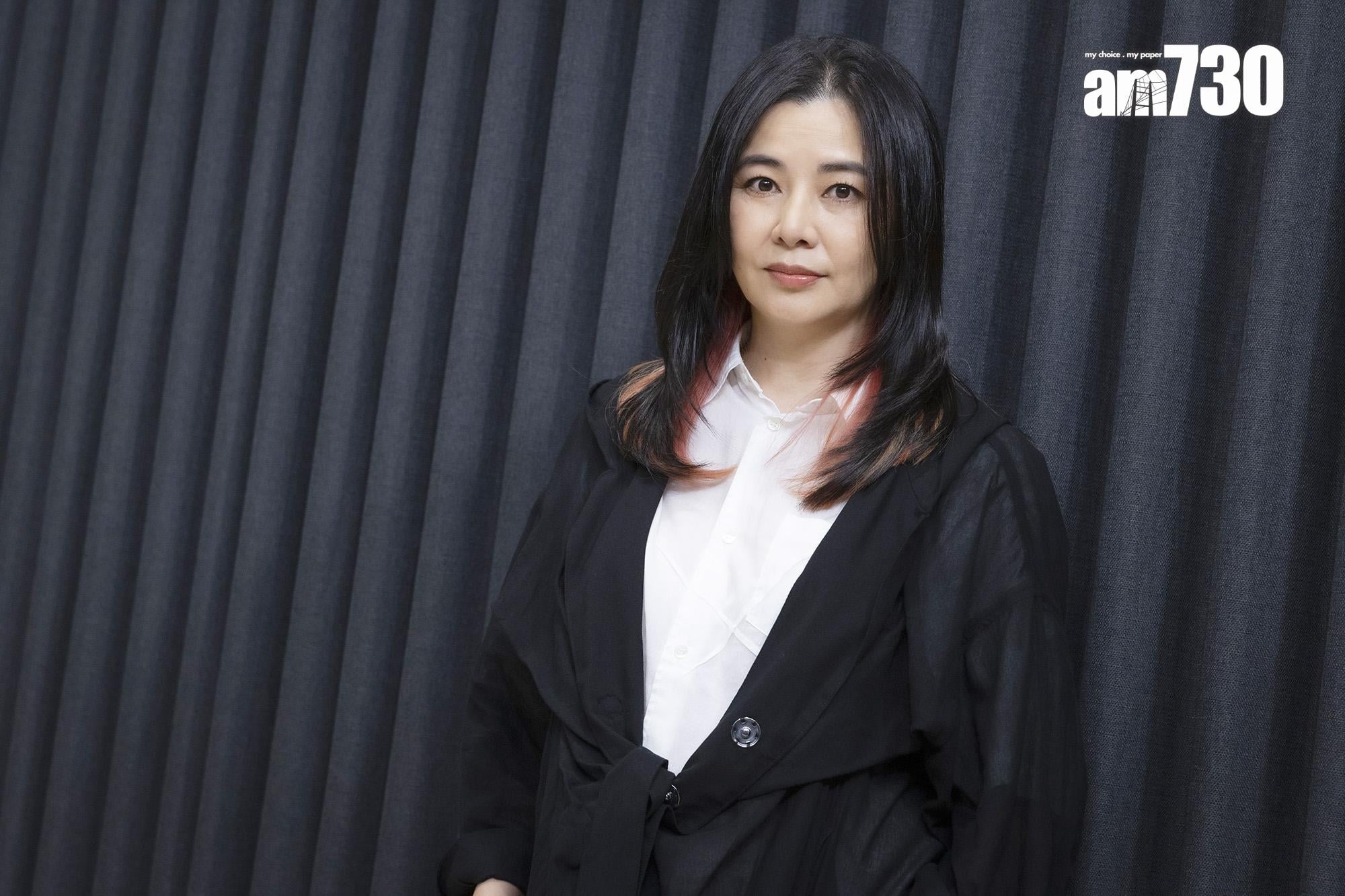 Yoyo不介意被指發福走樣,笑言就當她演一個肥了、老了的蒙嘉慧。(蘇文傑攝)