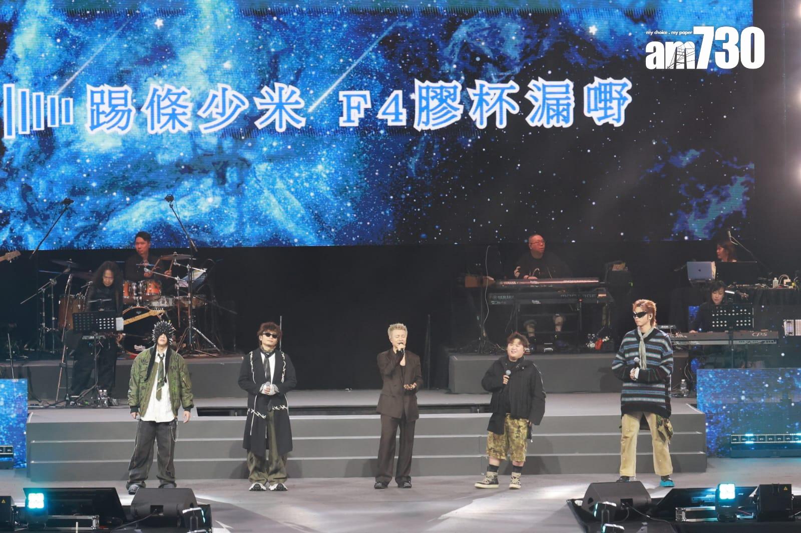 陳建安與ERROR以泰文唱出《流星花園》,全場笑爆。 (羅錦鴻攝)