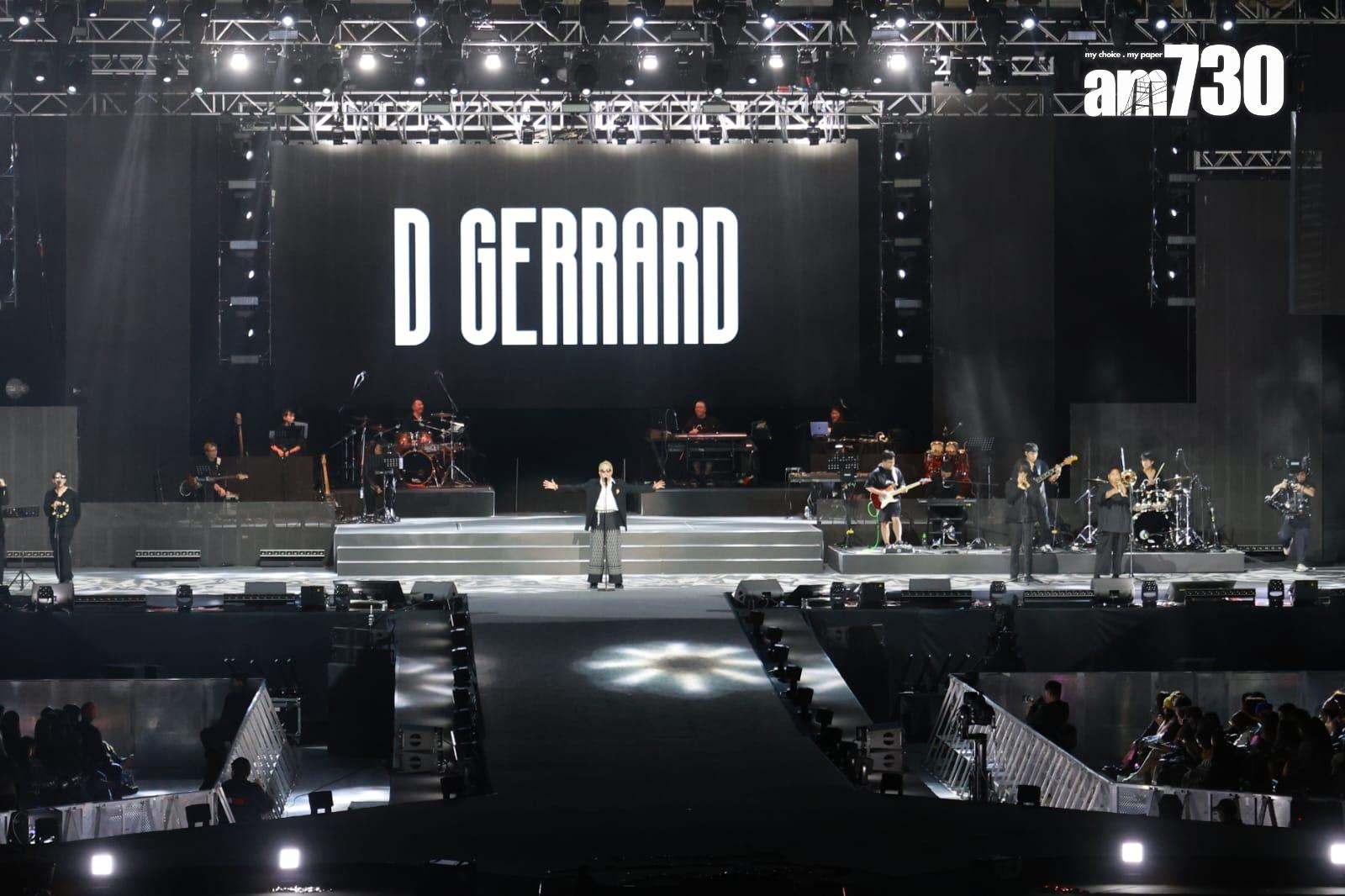 D GERRARD獨唱部分,音響再度出現問題。(羅錦鴻攝)