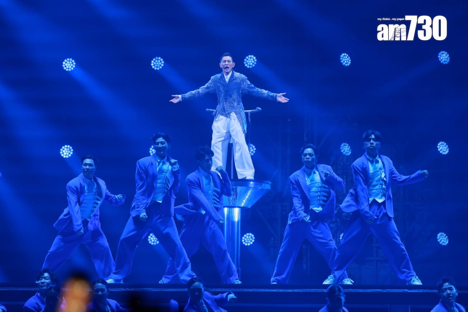 劉德華於紅館舉行「今天…is the Day」巡迴演唱會尾場。(羅錦鴻攝)