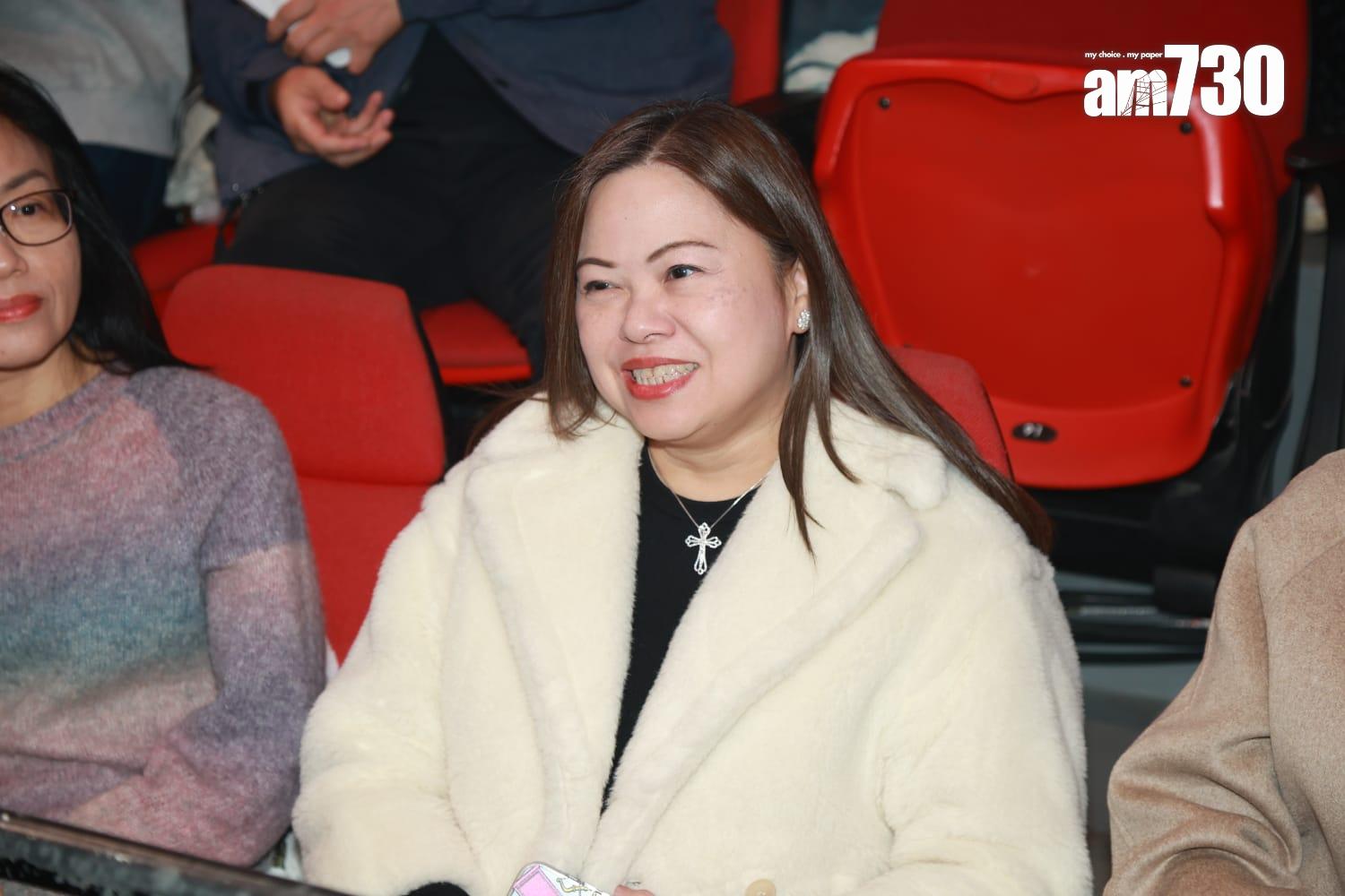 文化體育及旅遊局局長羅淑佩也是坐上客。(羅錦鴻攝)