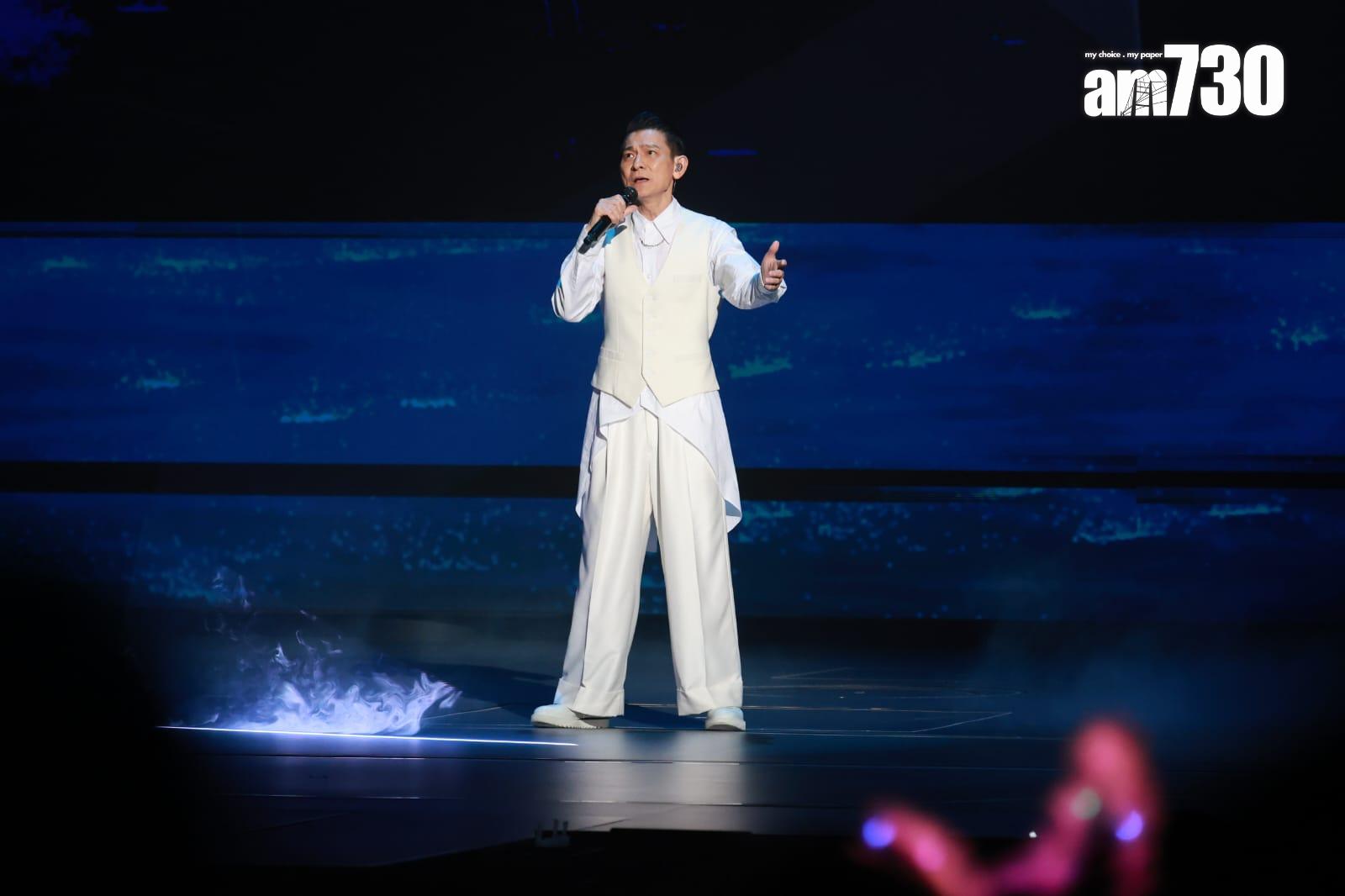 劉德華於紅館舉行「今天…is the Day」巡迴演唱會尾場。(羅錦鴻攝)