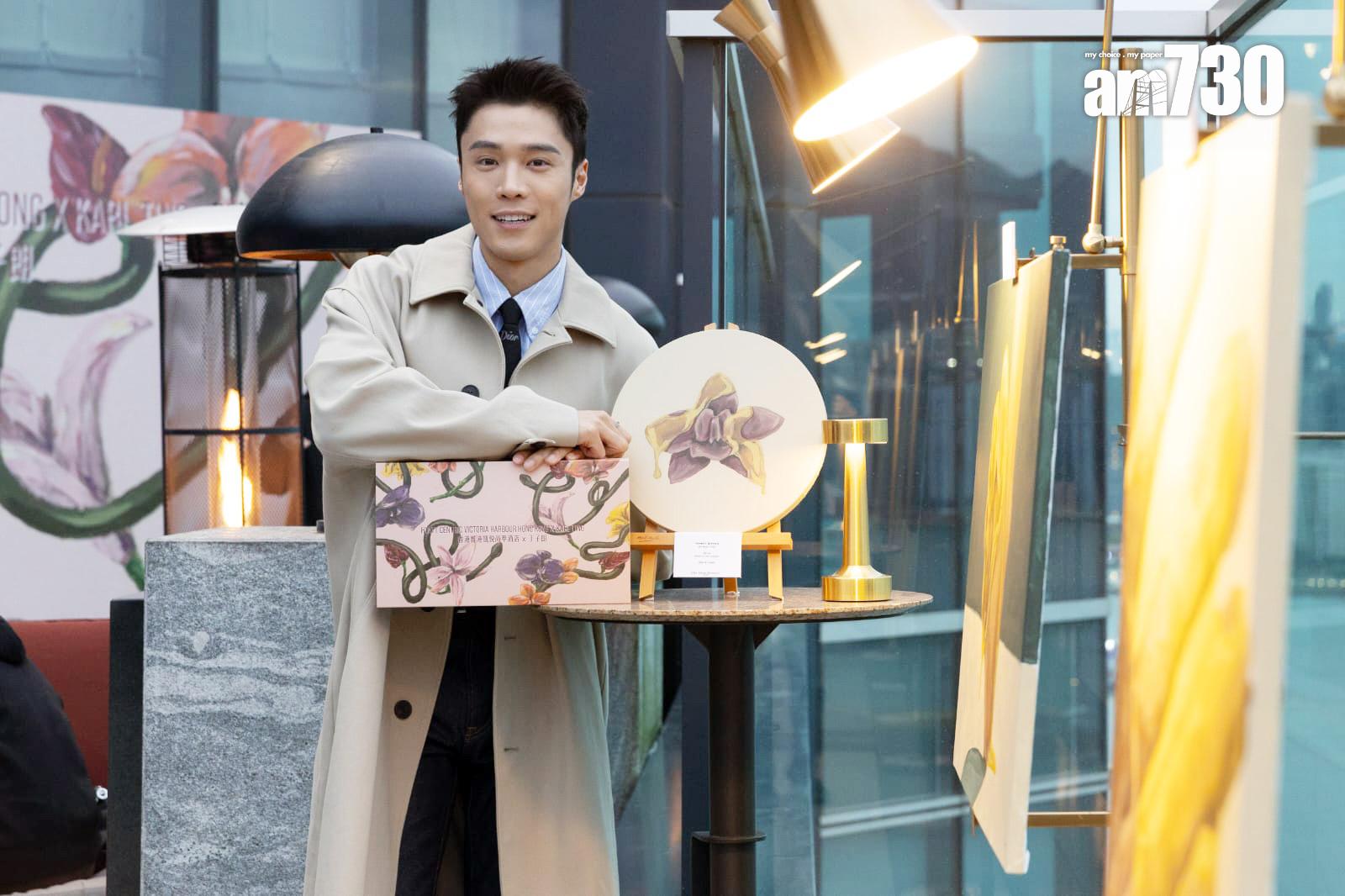 丁子朗表示可能有機會在日本開展覽。(蘇文傑攝)