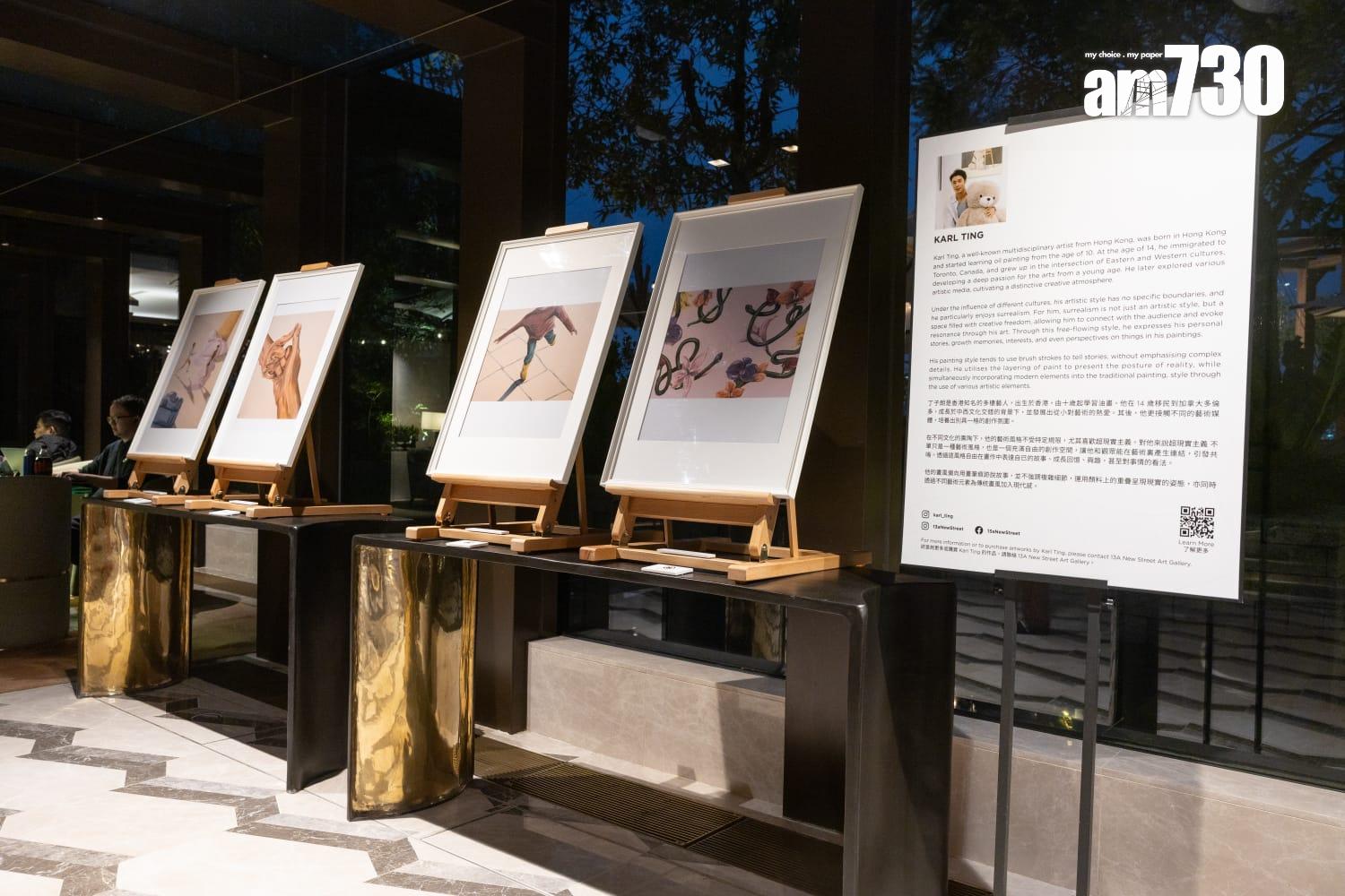 丁子朗表示可能有機會在日本開展覽。(蘇文傑攝)