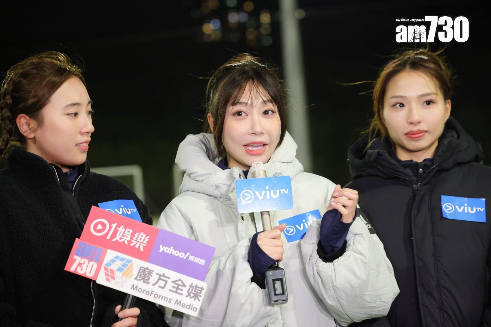 (左起)前劍擊選手文毅施、馬俊怡(Rose Ma)及馬詠茹。(吳康琦攝)