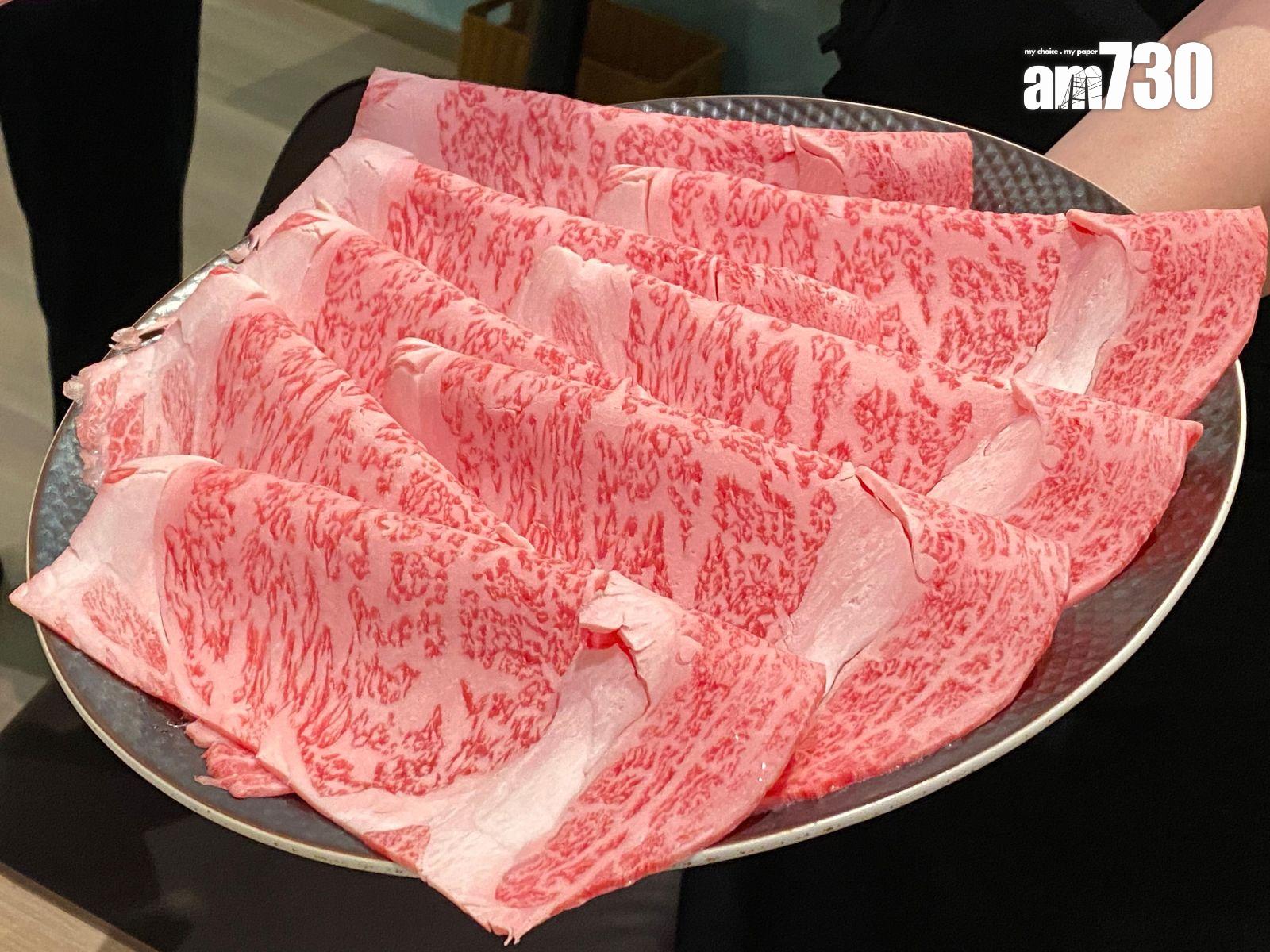 A5和牛油花分布均勻細密。