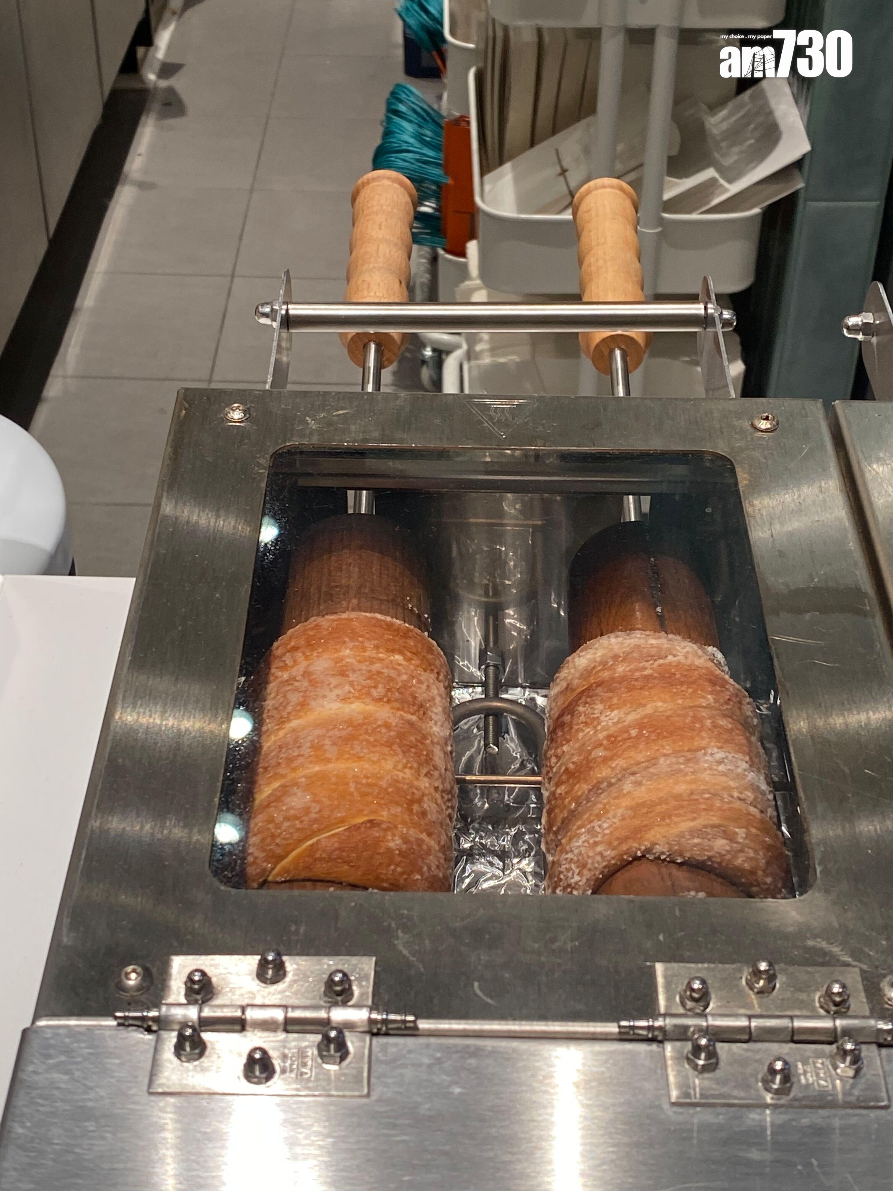 店內自製本地罕見的東歐煙囪捲。