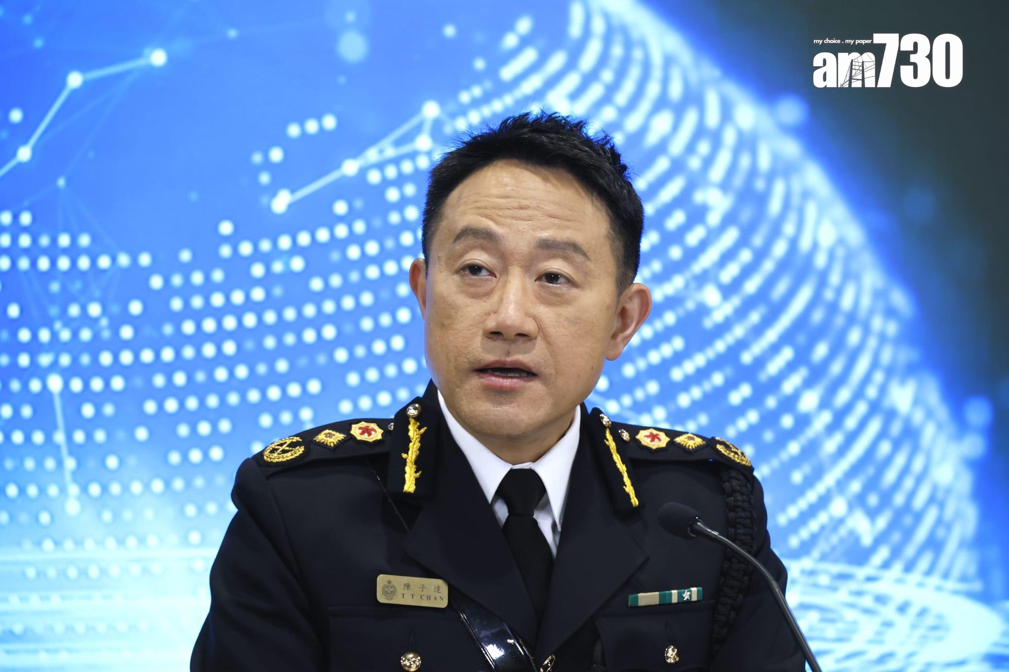 海關關長陳子達。(林俊源攝)