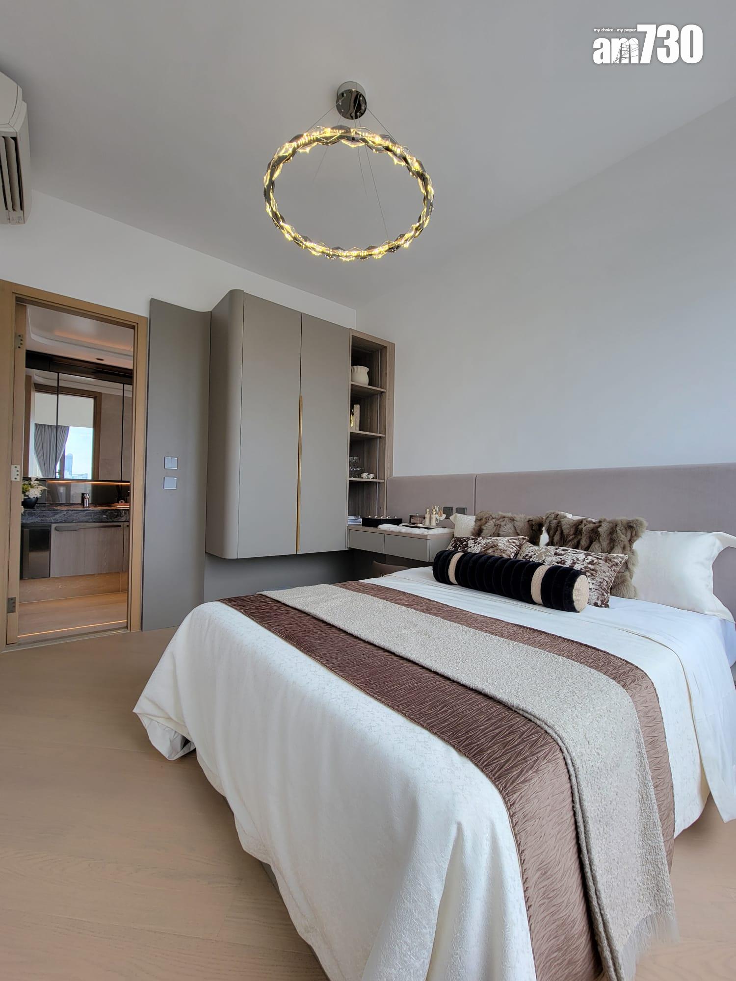 文曜示範單位|904呎現樓三房採大地色系主調 外望開揚市景(多圖有片)|九龍城新盤