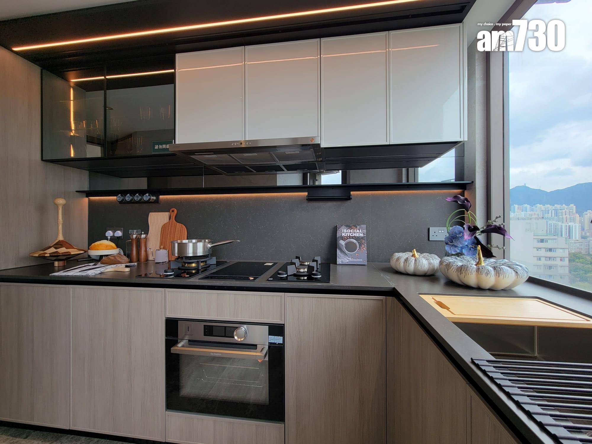 文曜示範單位|904呎現樓三房採大地色系主調 外望開揚市景(多圖有片)|九龍城新盤