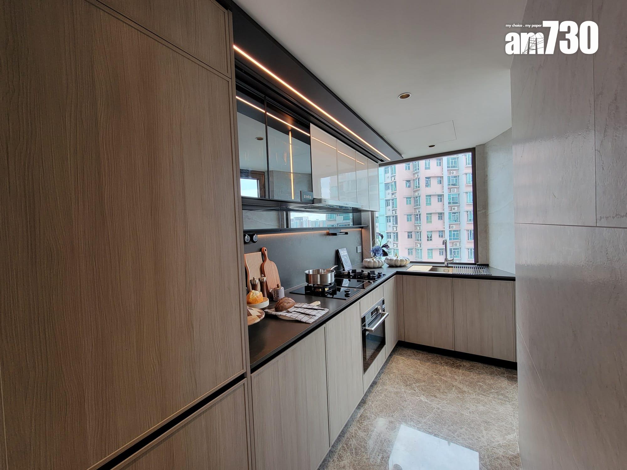 文曜示範單位|904呎現樓三房採大地色系主調 外望開揚市景(多圖有片)|九龍城新盤