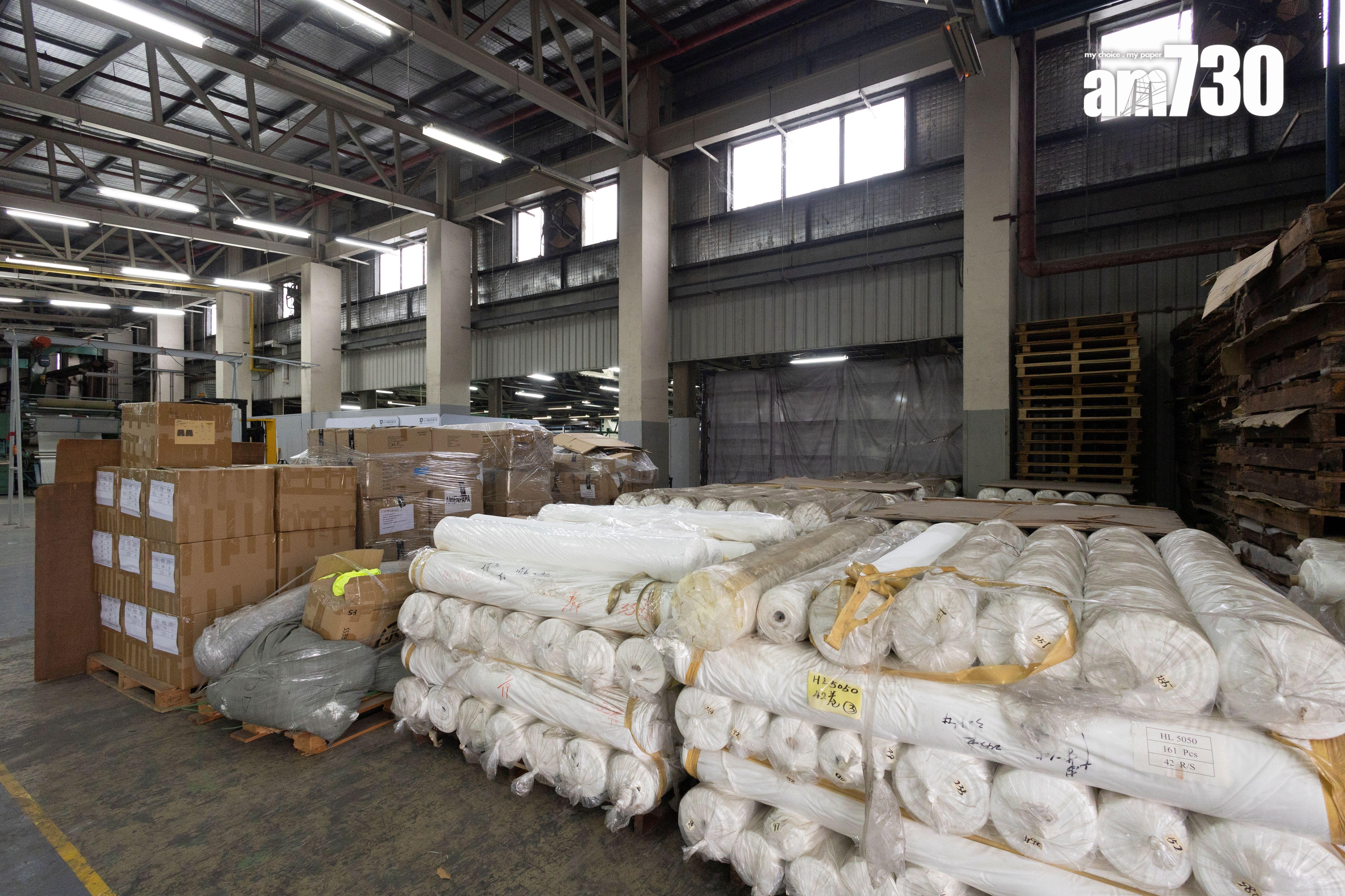 陳偉彬認為現時紡織界可做的有很多。(蘇文傑攝)