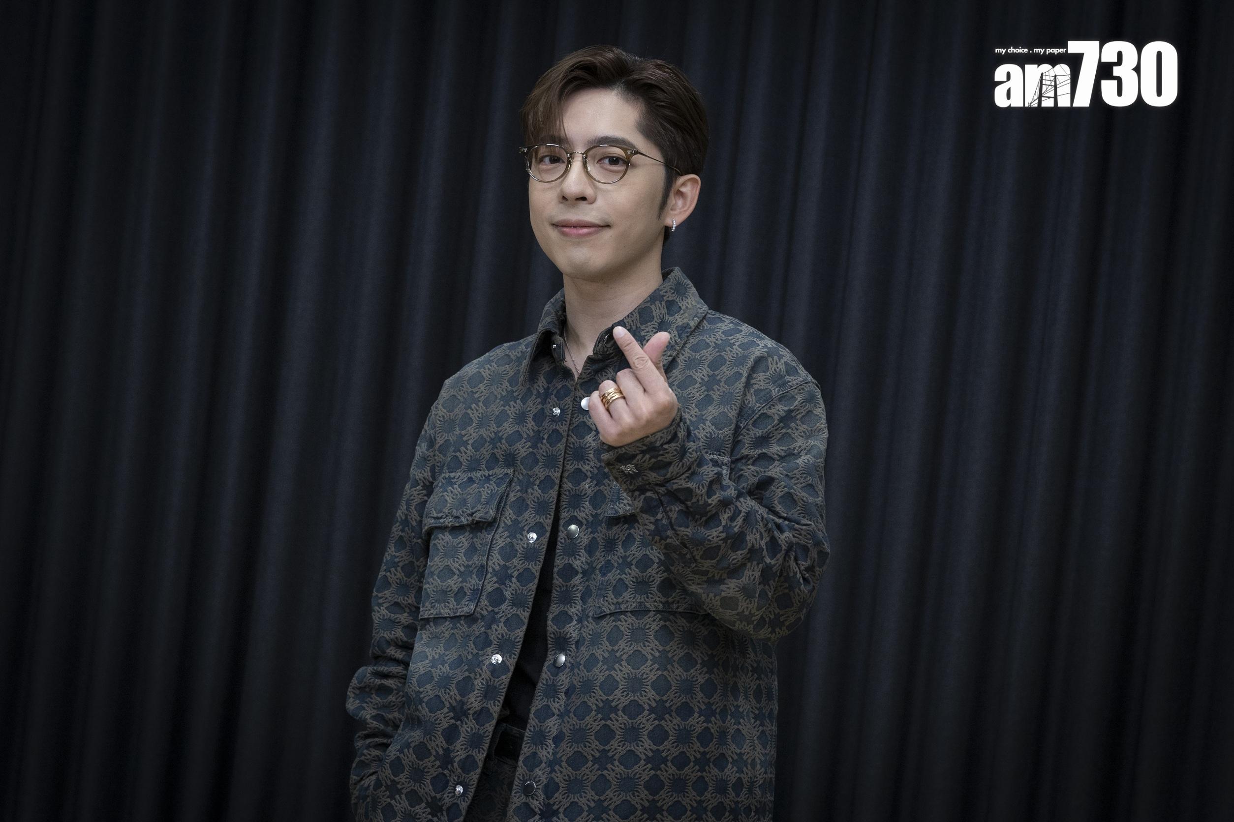 呂爵安拍劇期間備受緋聞困擾，獲練美娟大讚抗壓能力高，仍能保持專業態度。(蘇文傑攝)