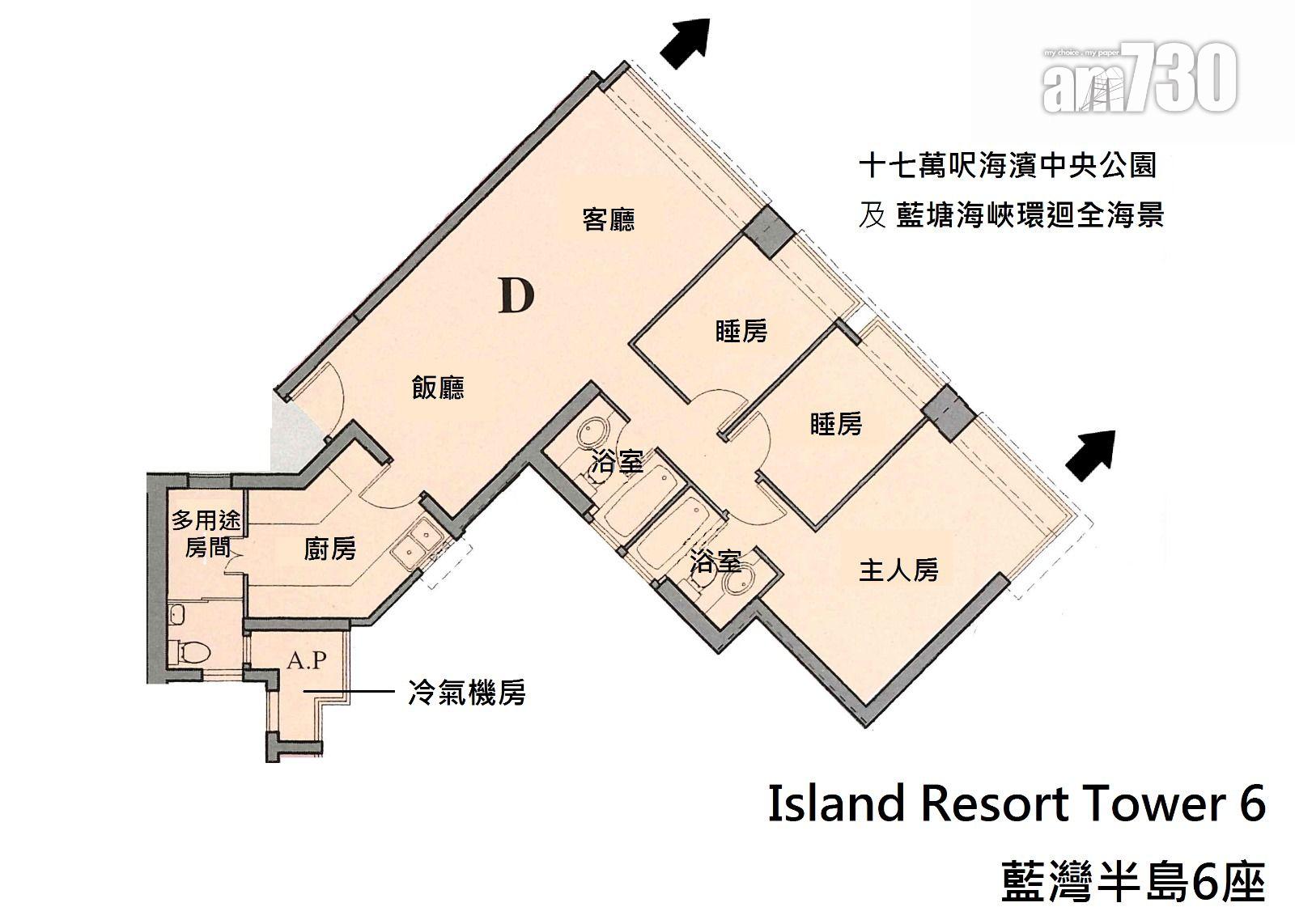 盤源短缺!港島東三房靚裝海景戶 租客一睇即「零議價」3.6萬拍板(多圖)|二手樓租賃