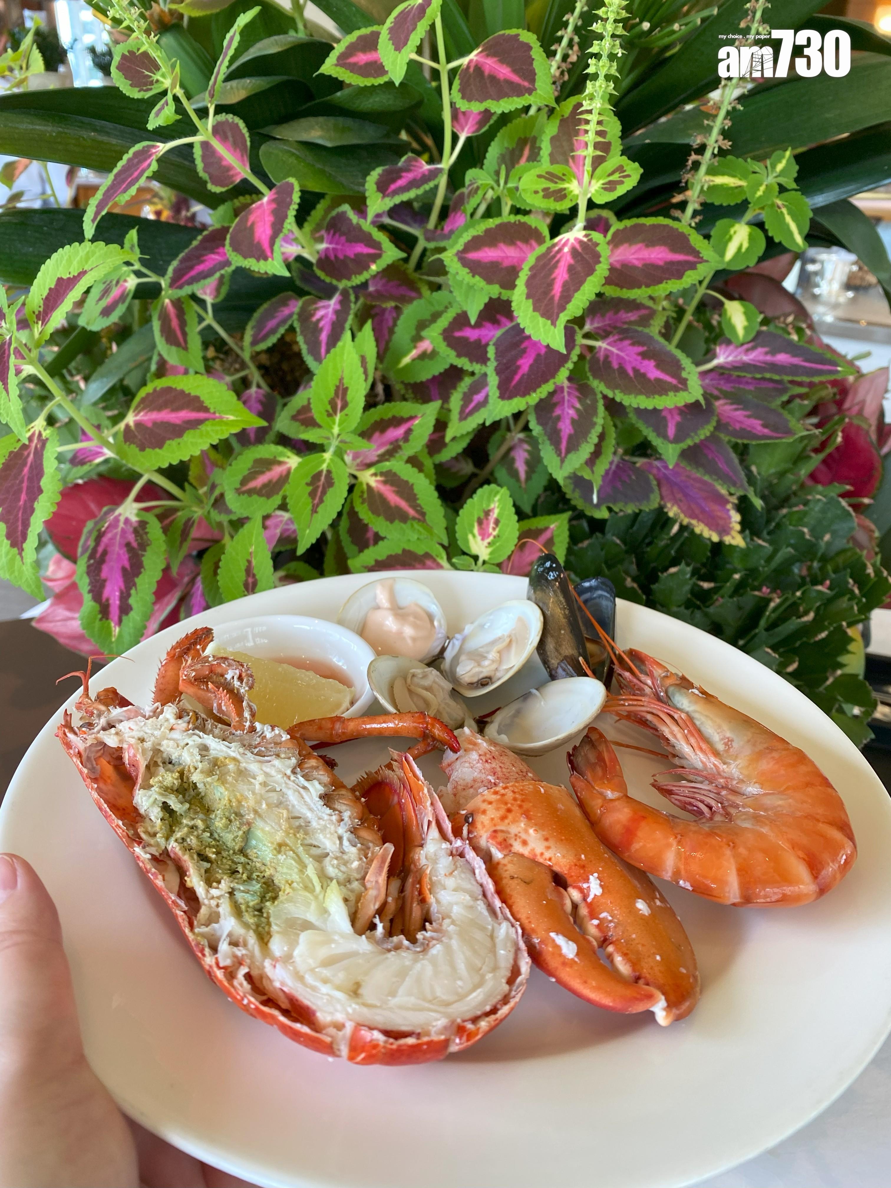 龍蝦、龍蝦鉗和虎蝦質素不錯,值得encore!