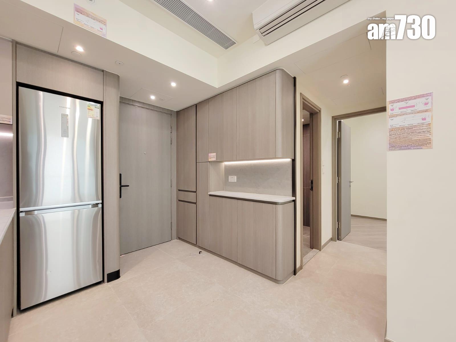 NOVO LAND示範單位|402呎及456呎無改動兩房 收納式摺疊餐桌滿足不同空間需求 (多圖有片)|屯門新盤