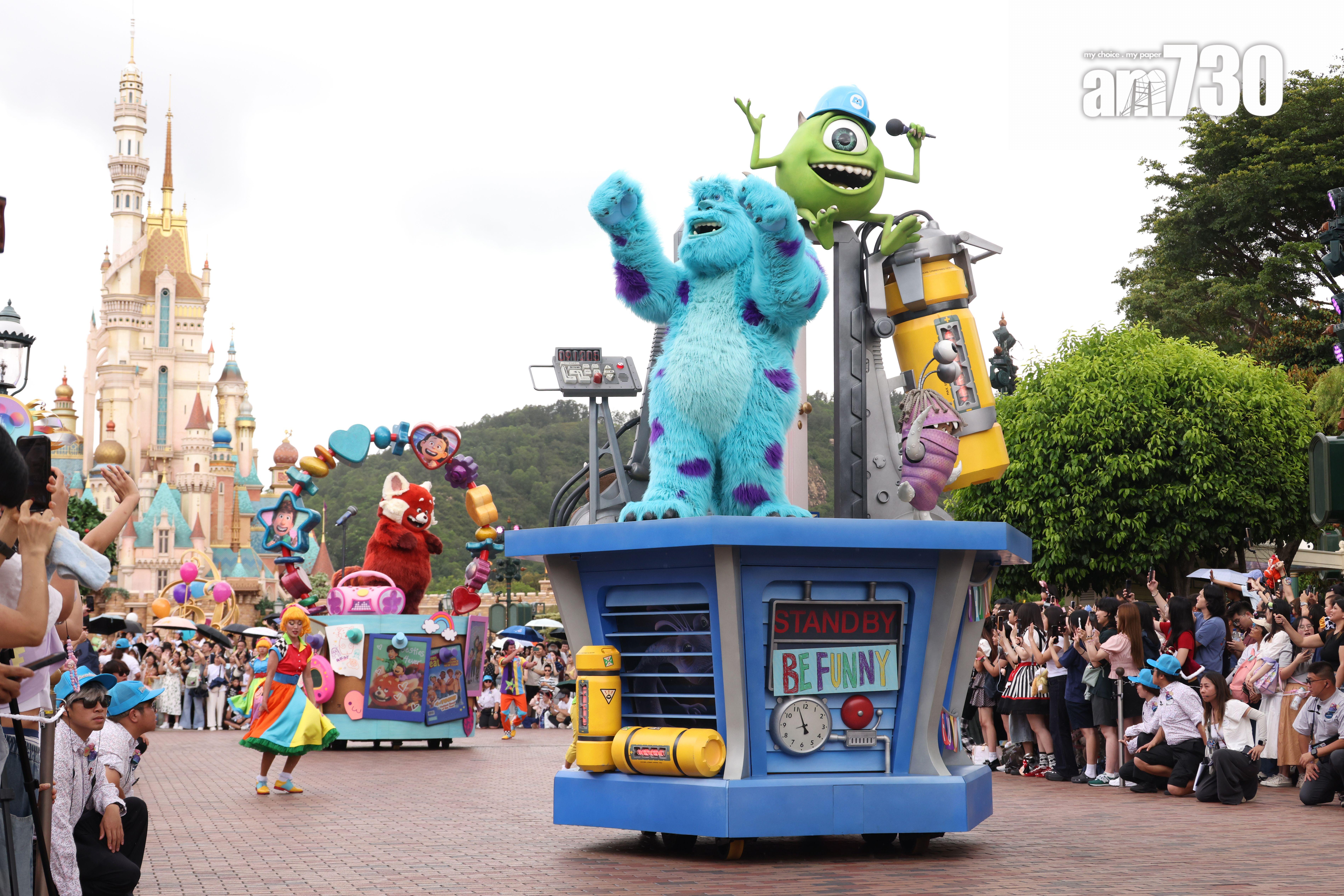 《怪獸公司》的毛毛和大眼仔 (林俊源攝)