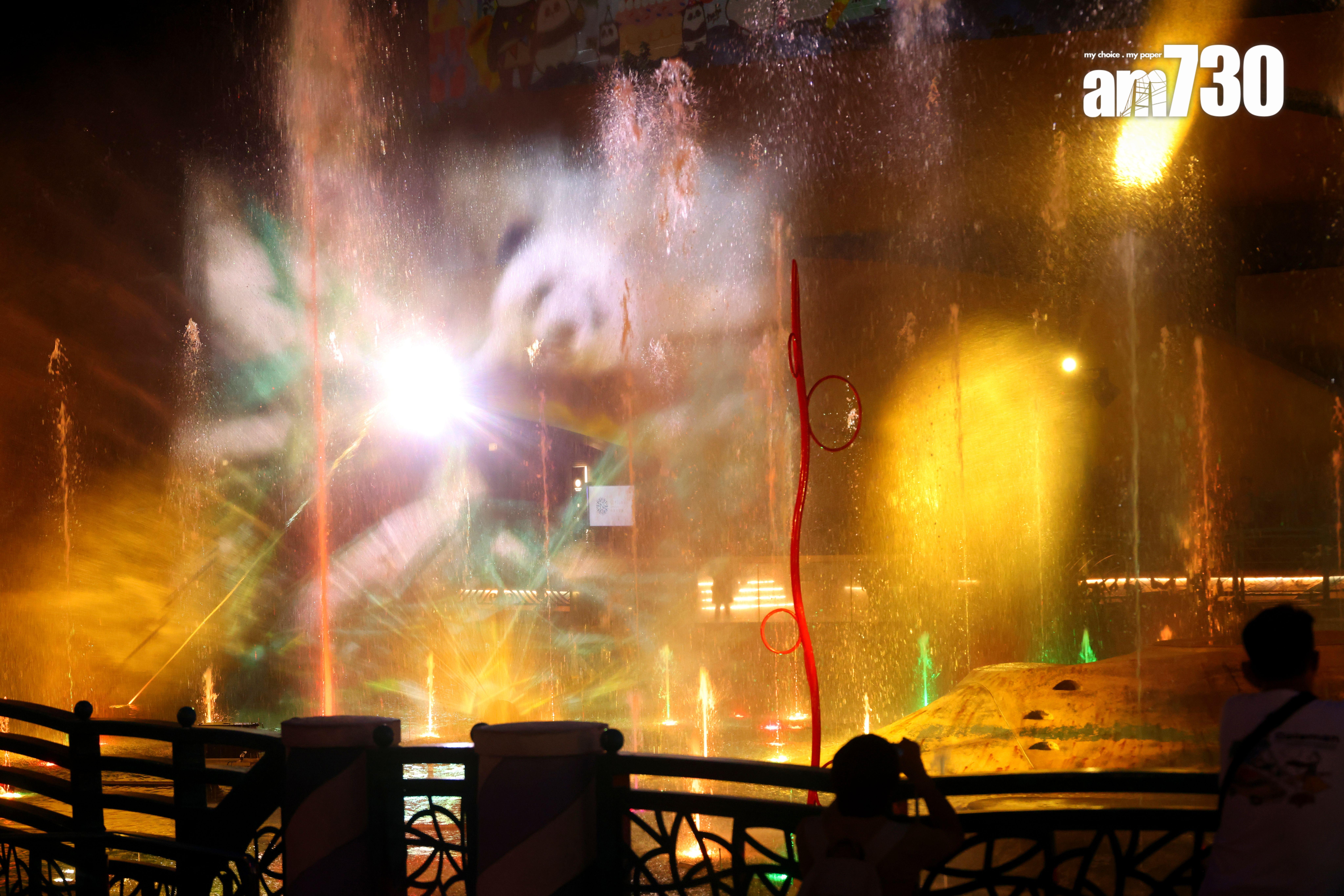 「大熊貓生日特別版『光影盛夜』」(周令知攝)