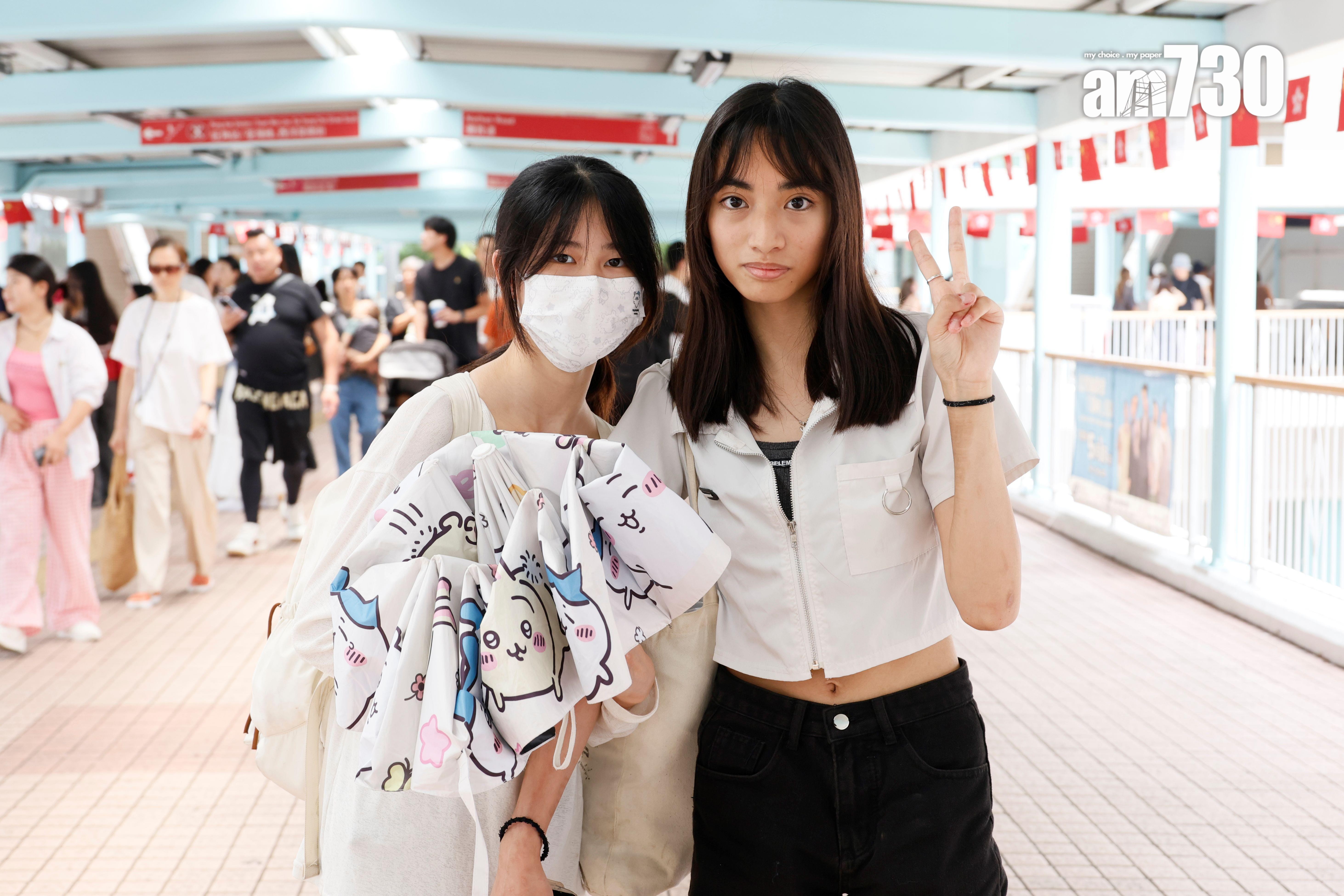 左起：市民阿莉、阿欣。(林俊源攝)