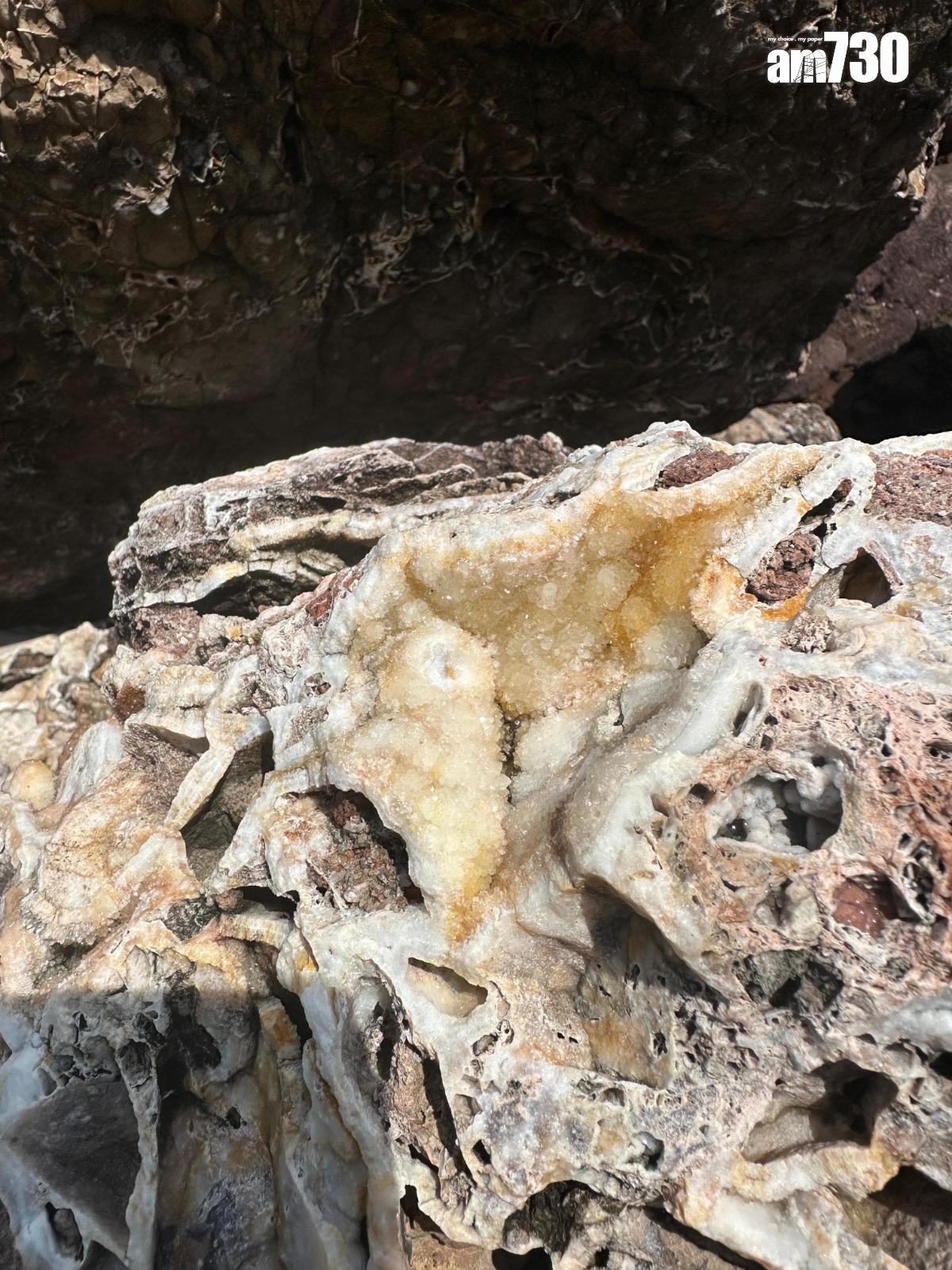 赤洲晶石亦是不少地質愛好者的探索樂趣。