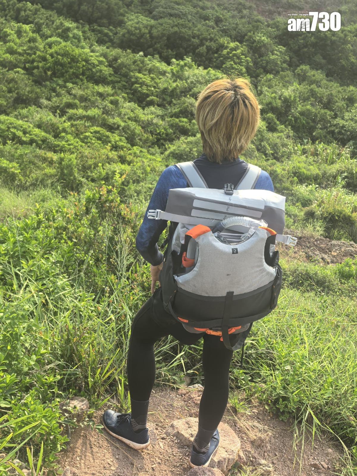 泳綑者裝備示意圖