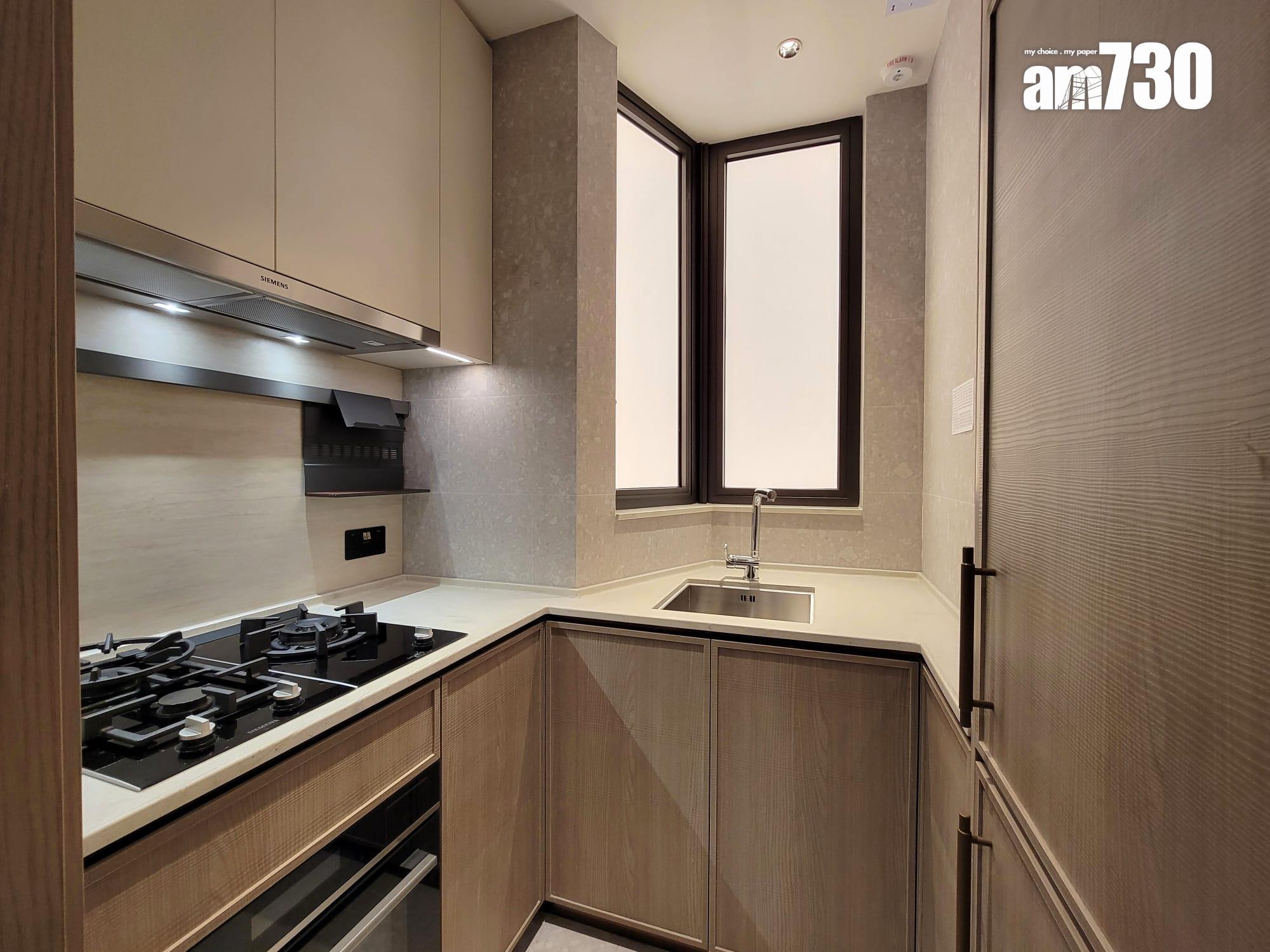 瑧博示範單位|607呎連裝修三房套戶 高樓底空間優勢(多圖有片)|九龍城新盤