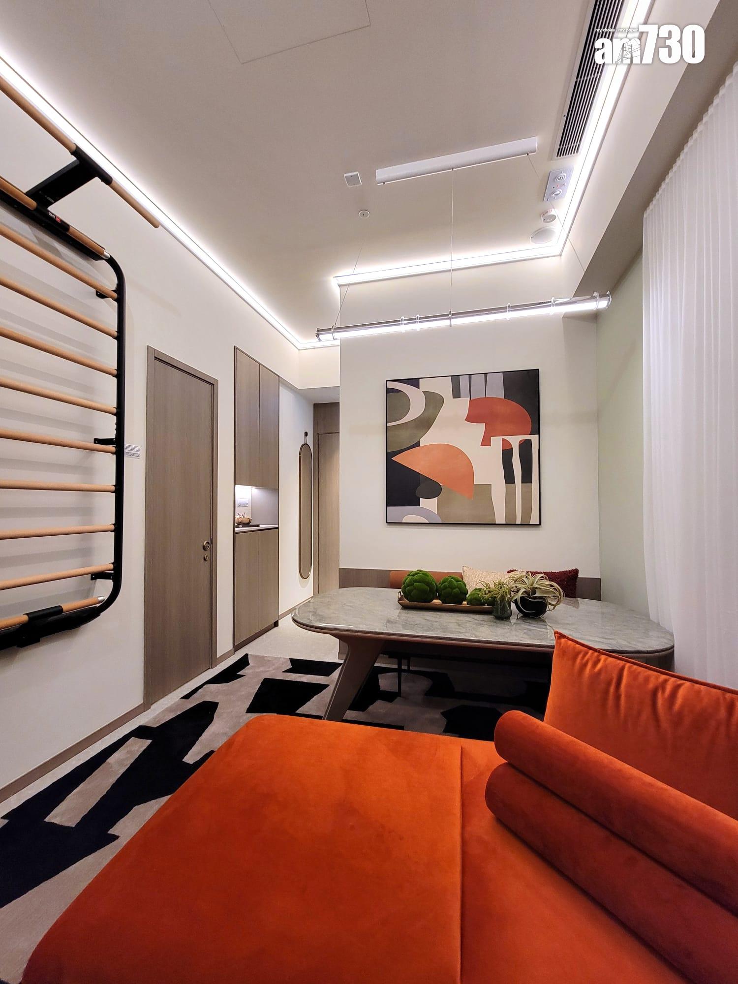 瑧博示範單位|607呎連裝修三房套戶 高樓底空間優勢(多圖有片)|九龍城新盤