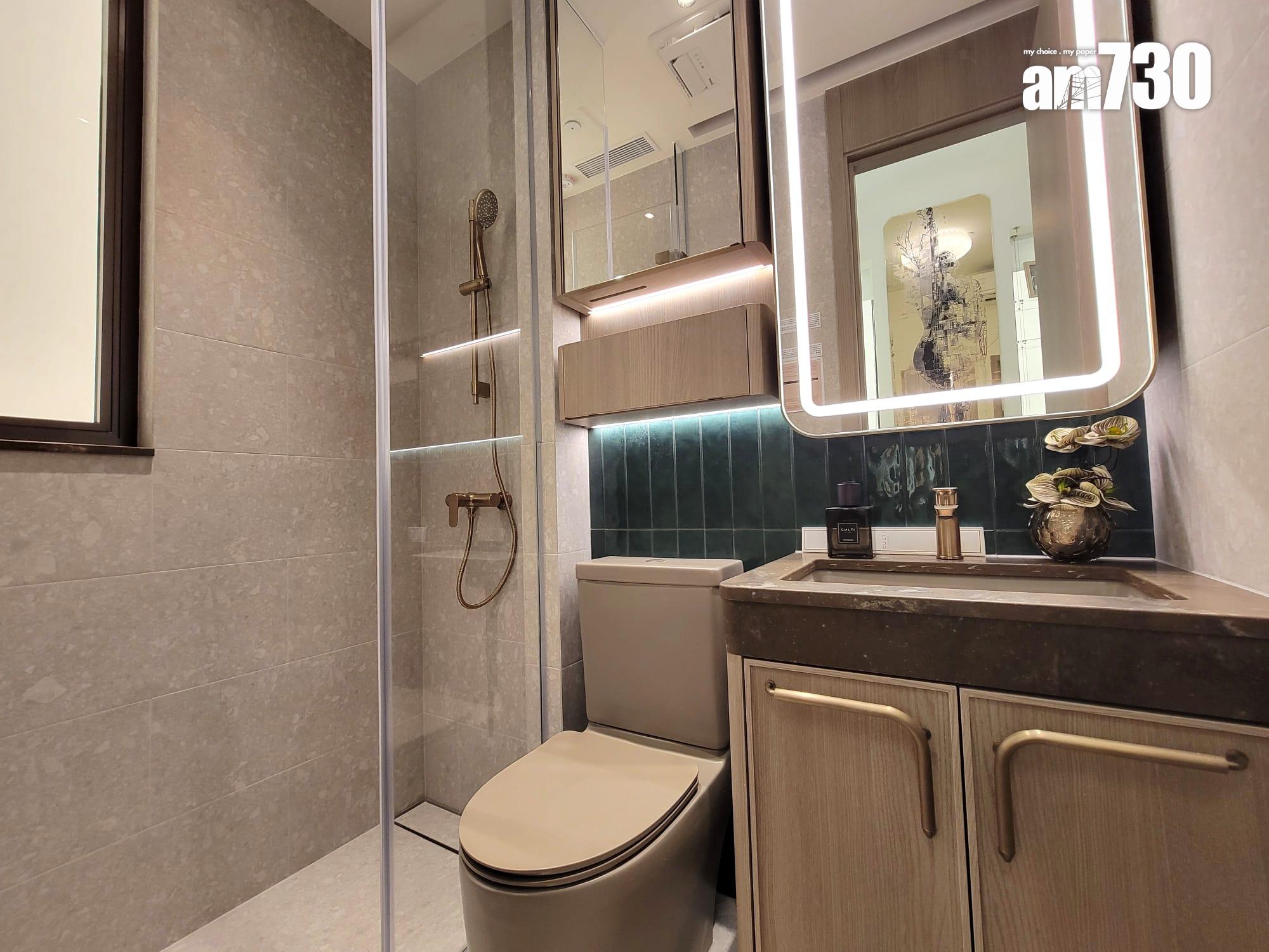 瑧博示範單位|607呎連裝修三房套戶 高樓底空間優勢(多圖有片)|九龍城新盤