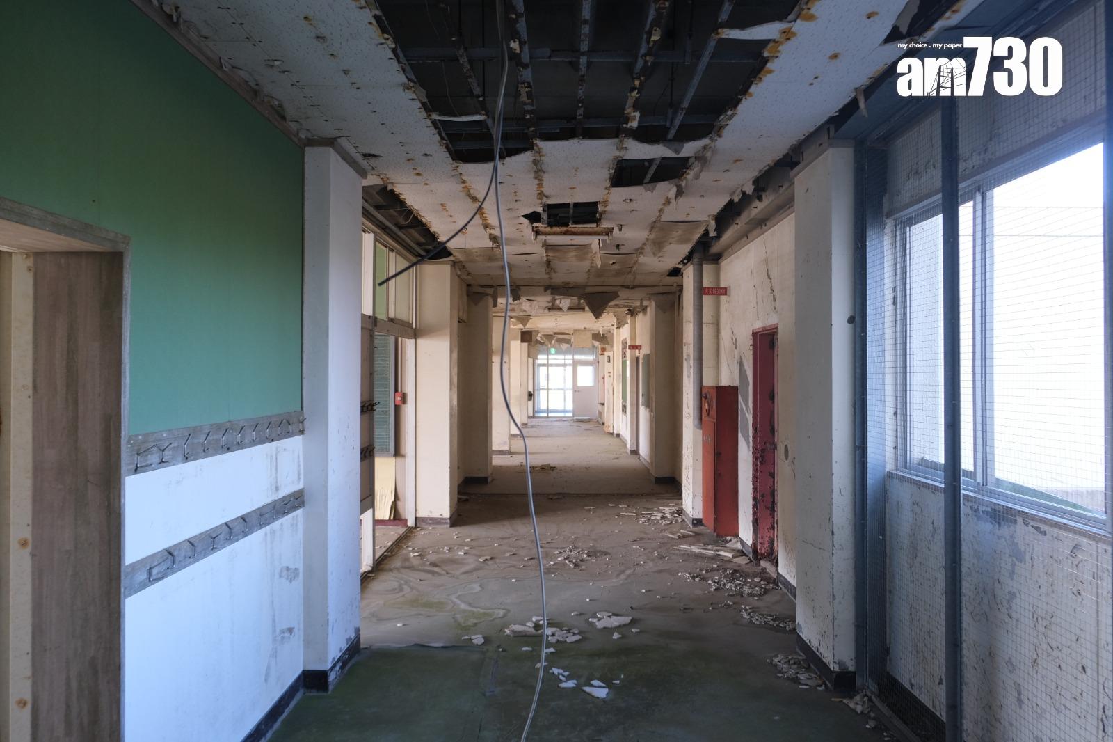 日本311地震遺址的仙台市台荒濱小學校舍。(《am730》記者攝)