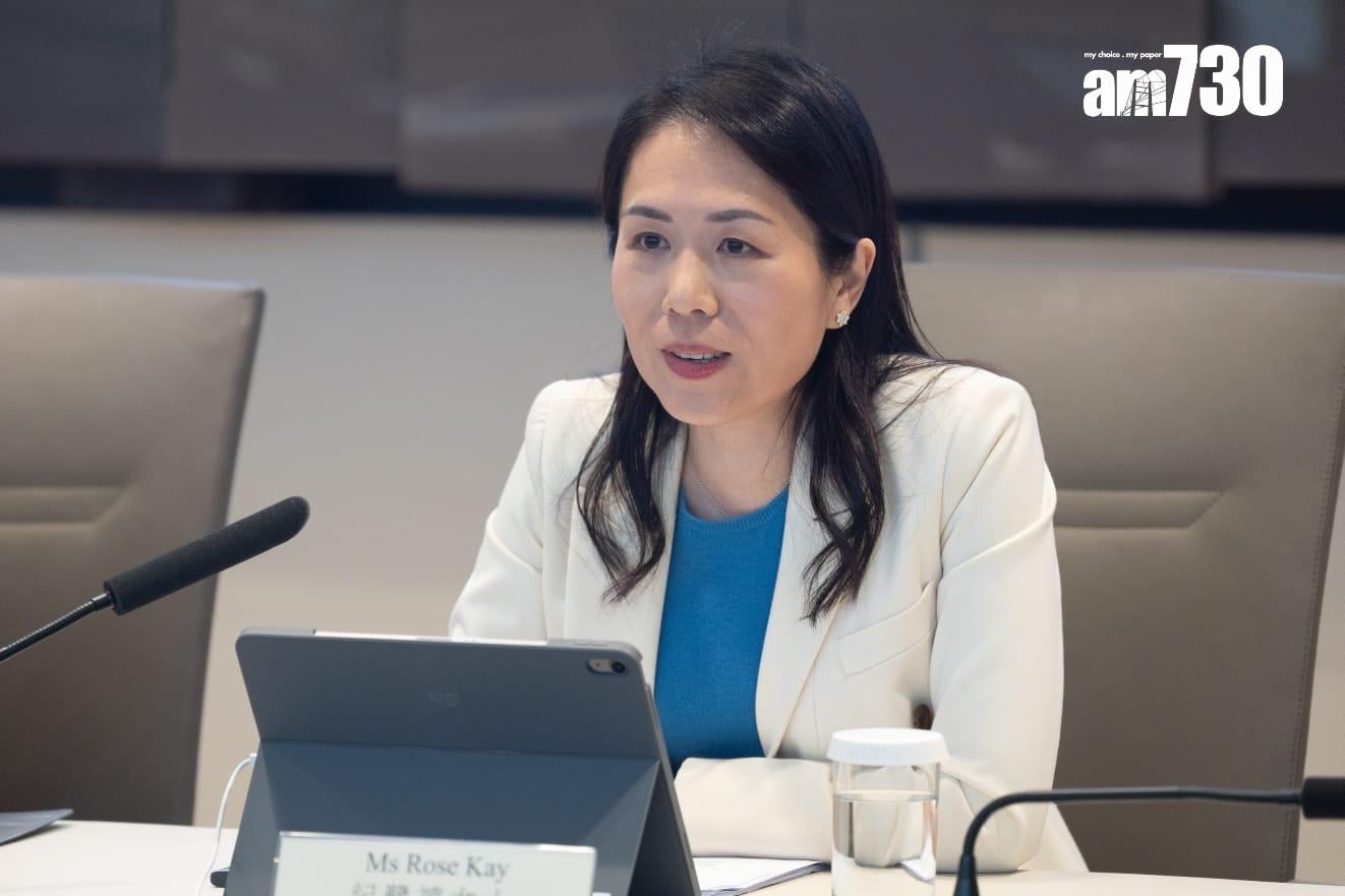 銀行公會署理主席紀鷺禧表示,加強客戶保障是銀行公會今年的重點工作之一。(蘇文傑攝)