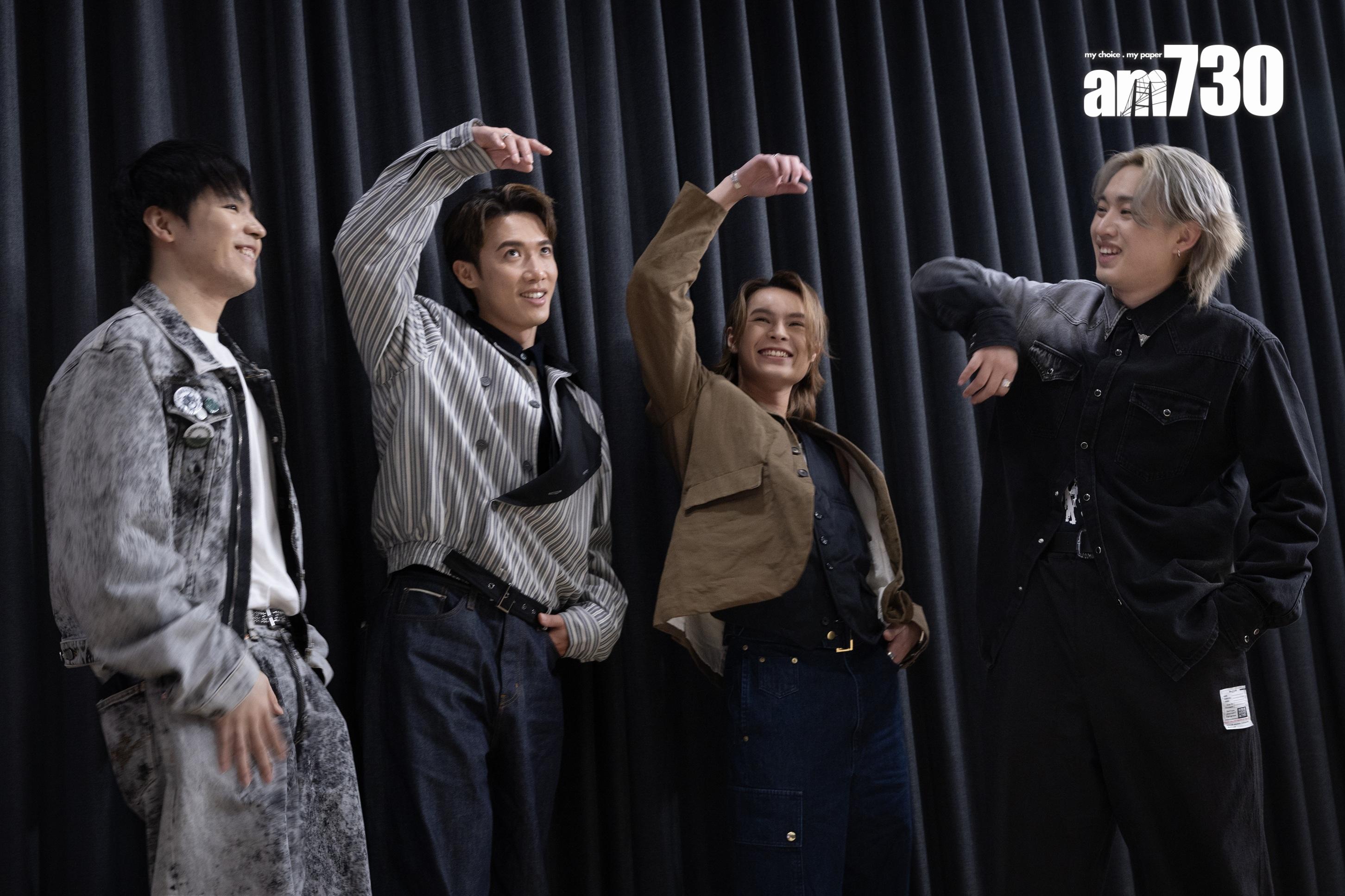 陳卓賢(Ian、柳應廷Jer、邱士縉Stanley和邱傲然Tiger在《四鏡大暴走》，爆發「大暴走」潛力。(蘇文傑攝)