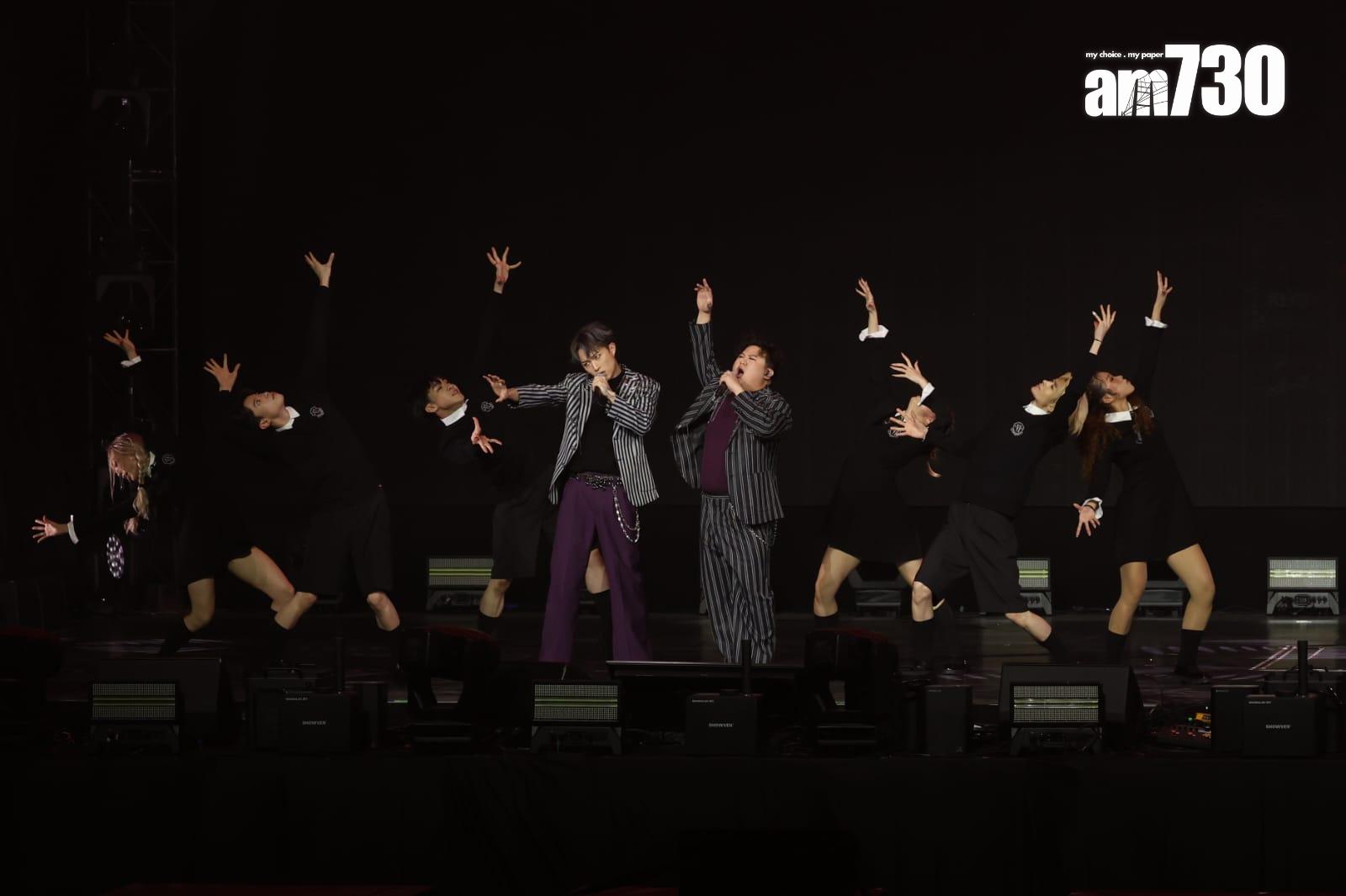 肥仔@ERROR與Teller王偉俊的表演,大獲好評。(周令知攝)