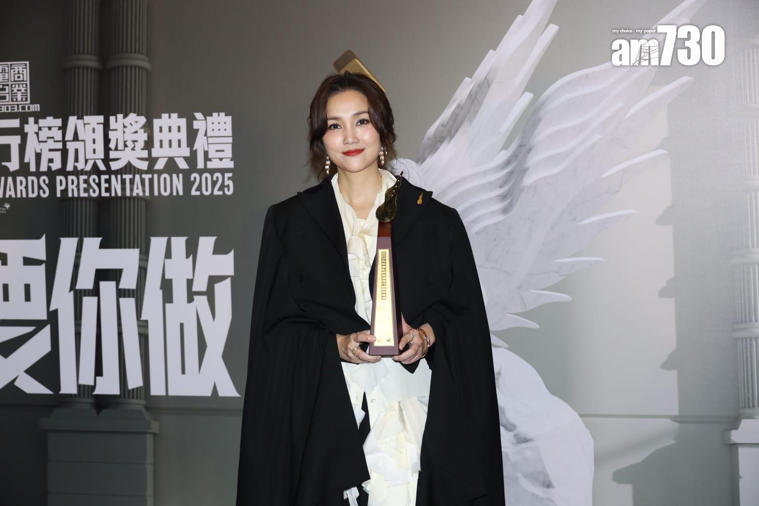 謝安琪表示2025年非常難受。(林俊源攝)