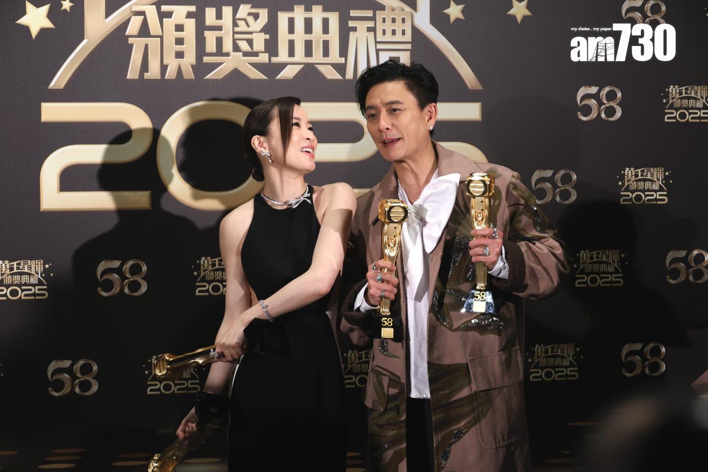 佘詩曼認為黃宗澤是實至名歸。(林俊源攝)