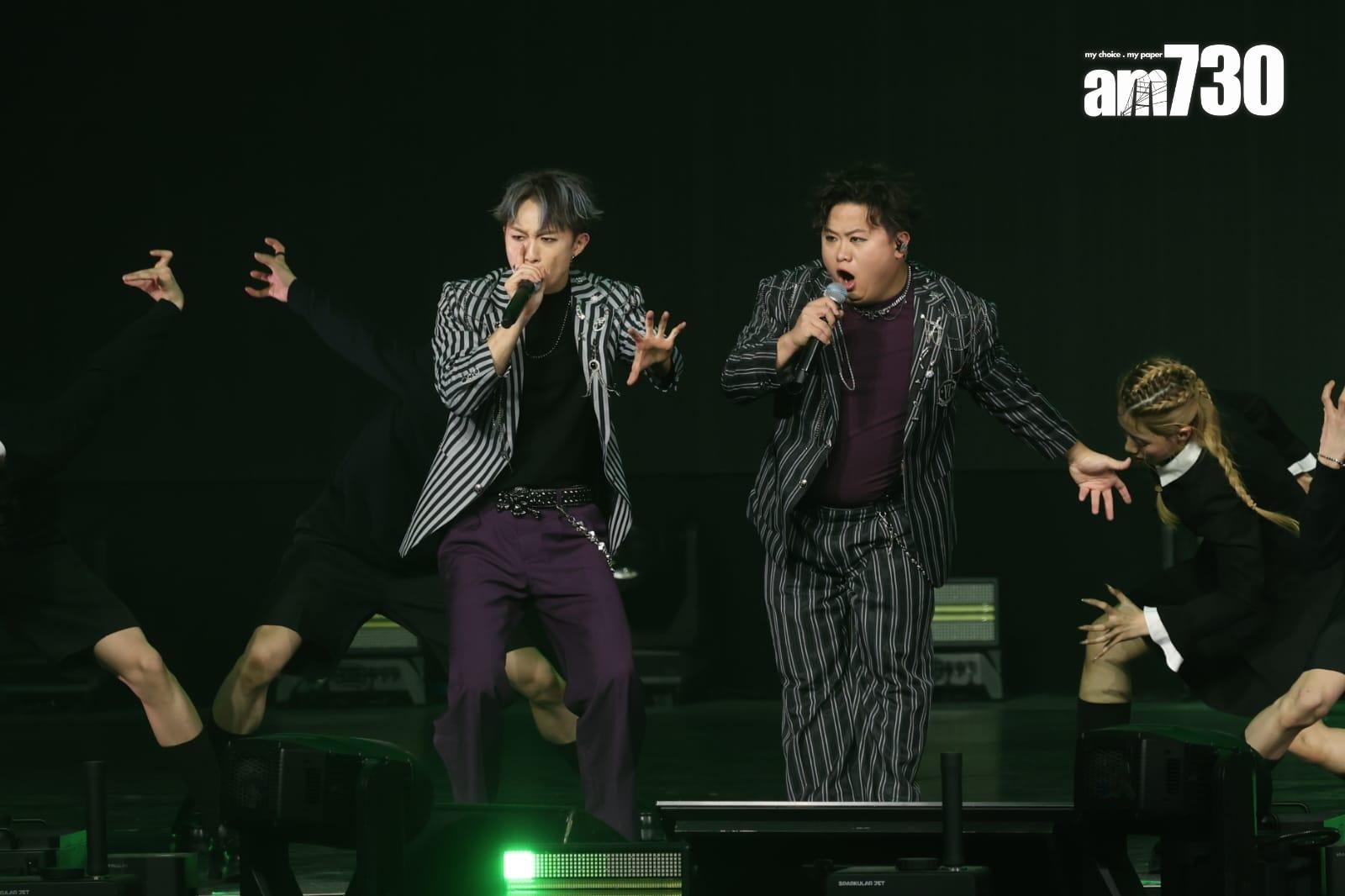 肥仔@ERROR與Teller王偉俊的表演,大獲好評。(周令知攝)