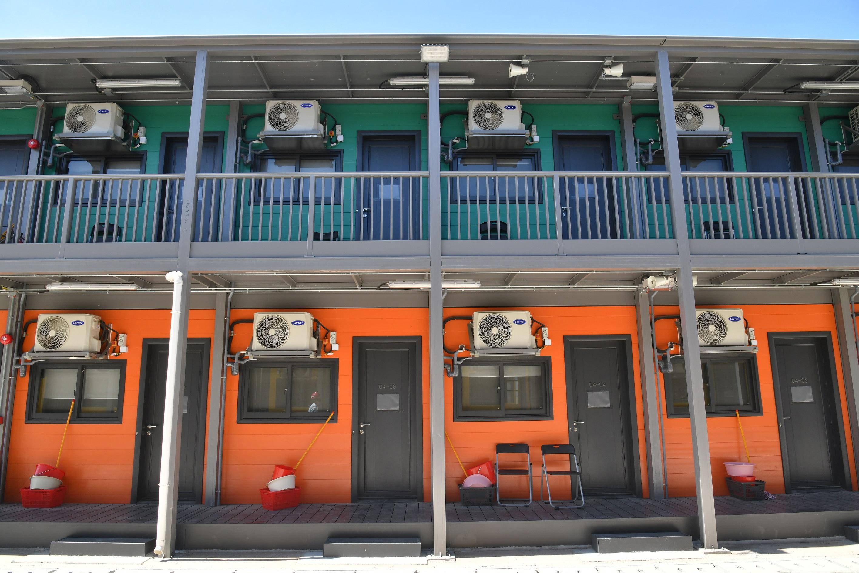 竹篙灣檢疫中心。(資料圖片)