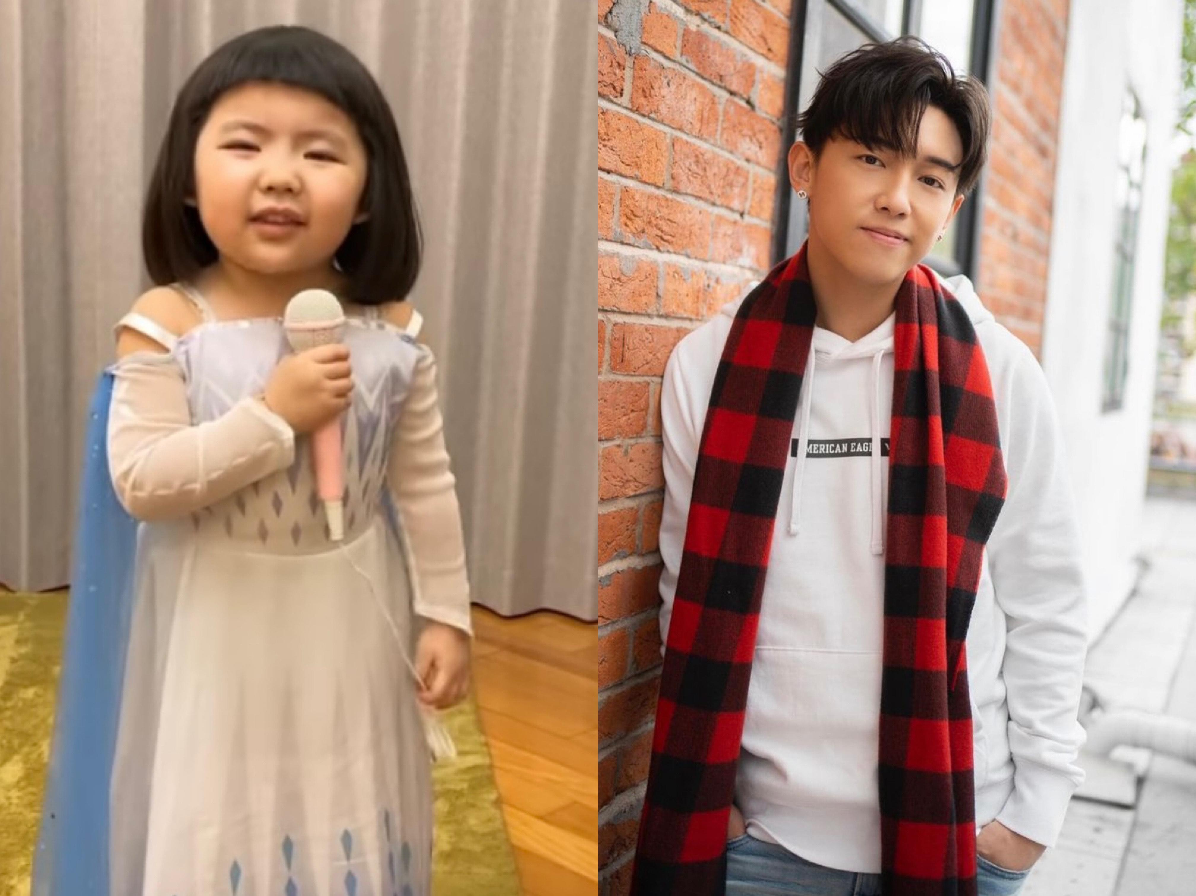 李璨琛女兒Lucy變心迷上張天賦 放棄唱《Let It Go》