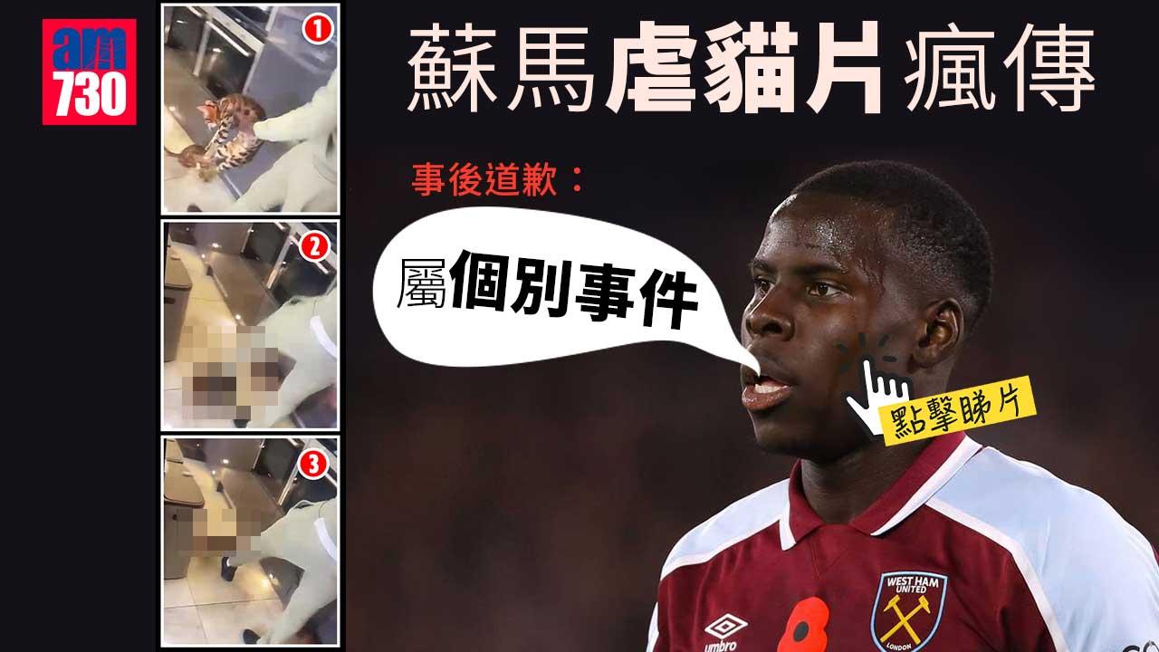 有片︱網傳韋斯咸守將家中虐貓　蘇馬立即致歉稱後悔