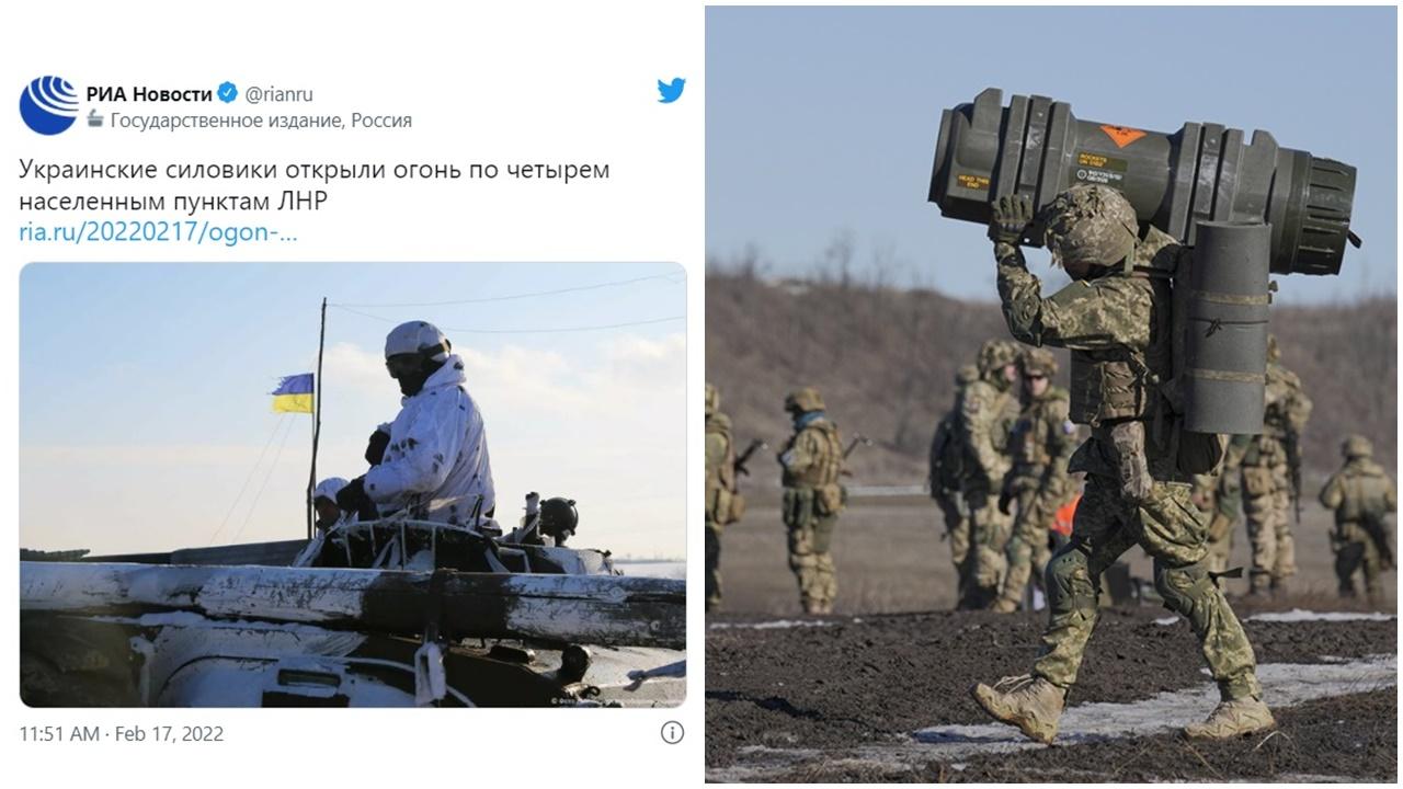 烏東親俄分子控政府軍開火攻擊，美官員稱俄增兵7000。(IG/AP)