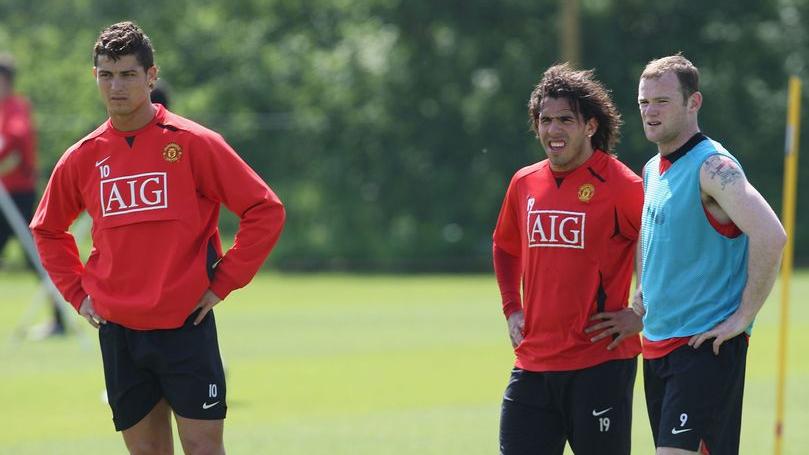 朗尼早前接受傳媒訪問，被問到最好的拍檔，他指是泰維斯。(網上圖片)