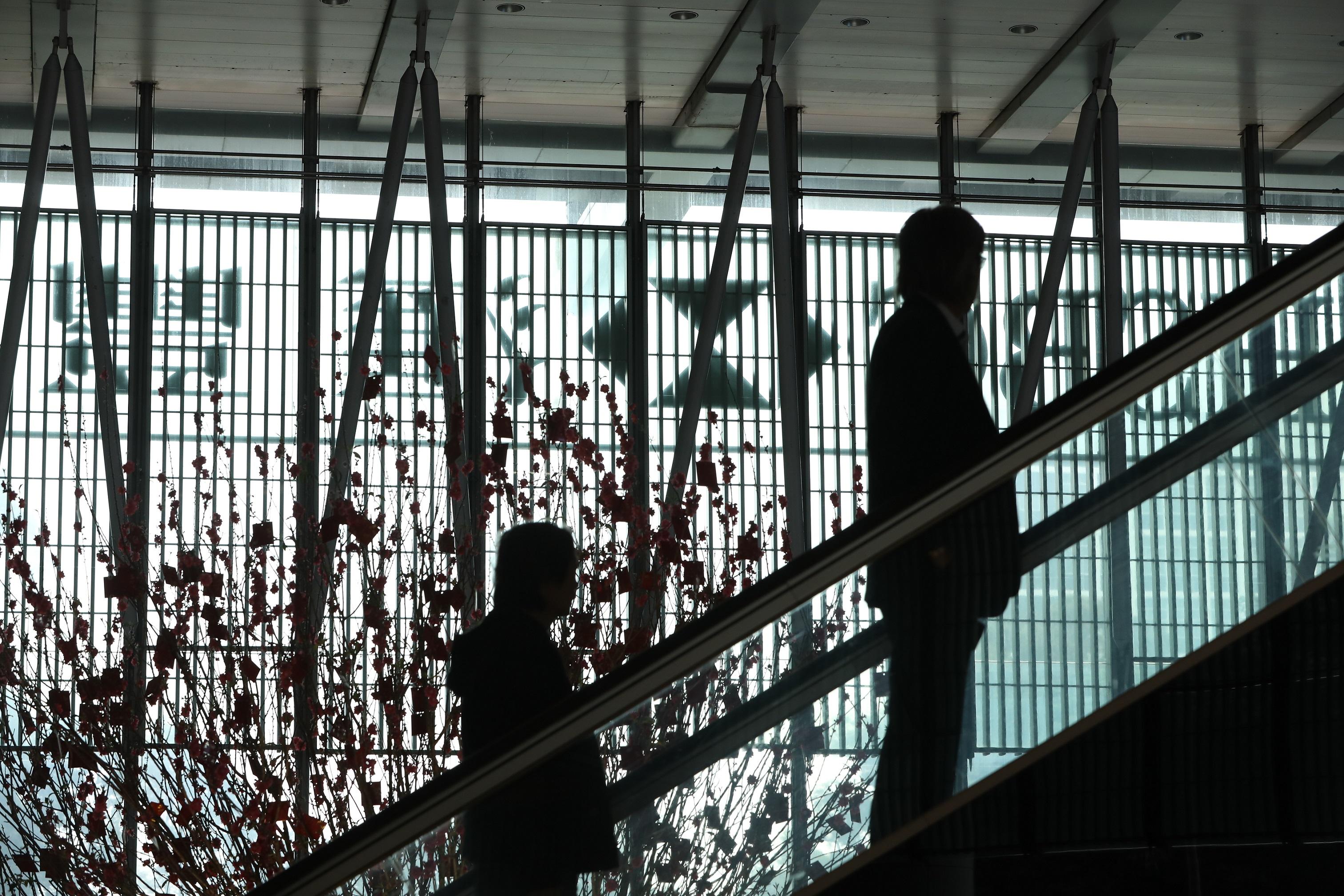 滙豐銀行一名職員確診。(資料圖片／陳奕釗攝)