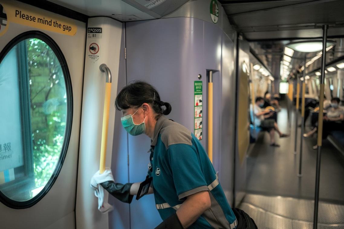 港鐵會加強相關地點的清潔工作。(資料圖片／莊振邦攝)