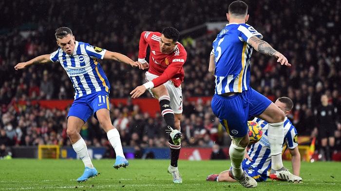 C朗取得7場比賽以來首個入球。(路透社)