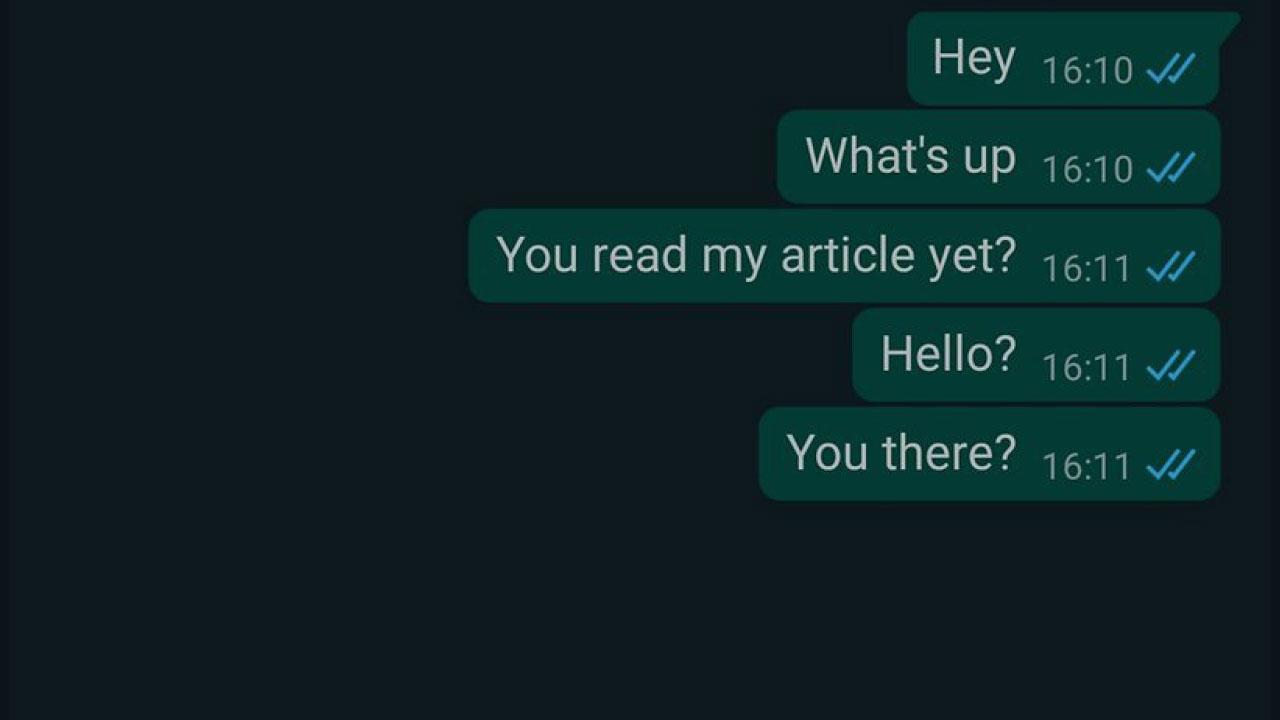 已讀不回是一種藝術