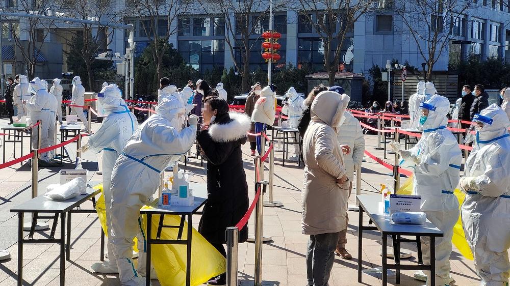 北京出現多宗感染。(中新社)