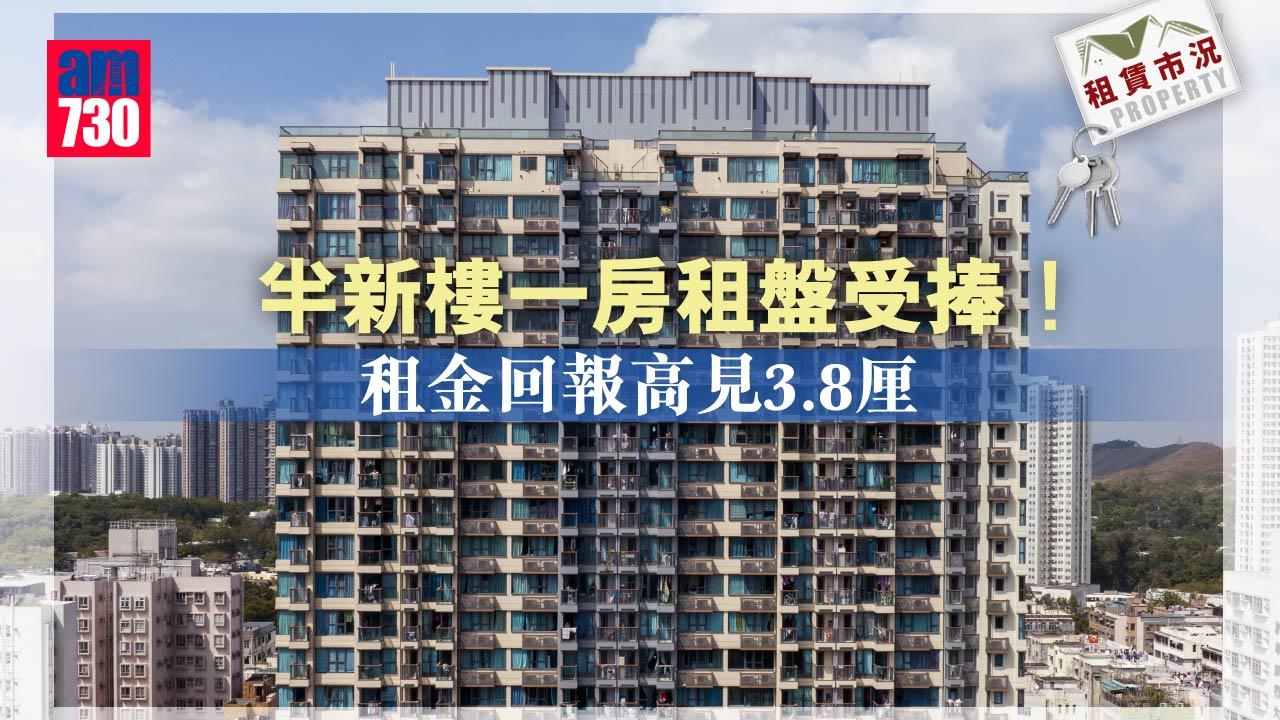 租賃概況｜半新樓一房租盤受捧 租金回報高見3.8厘